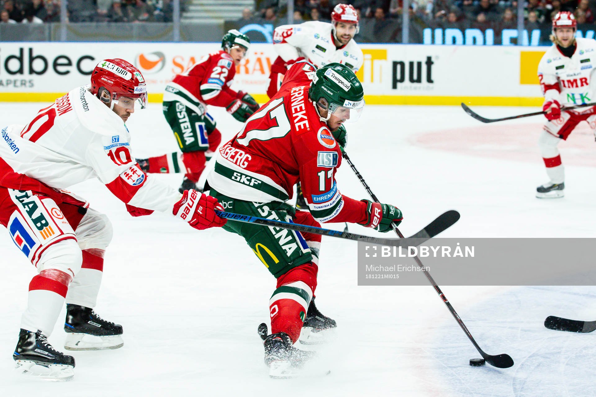Frölundas Sebastian Stålberg och Timrås Johan Persson