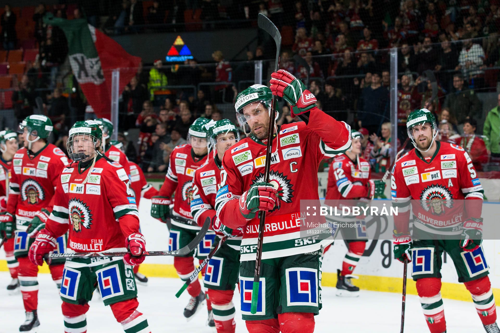 Frölundas Joel Lundqvist tackar publiken