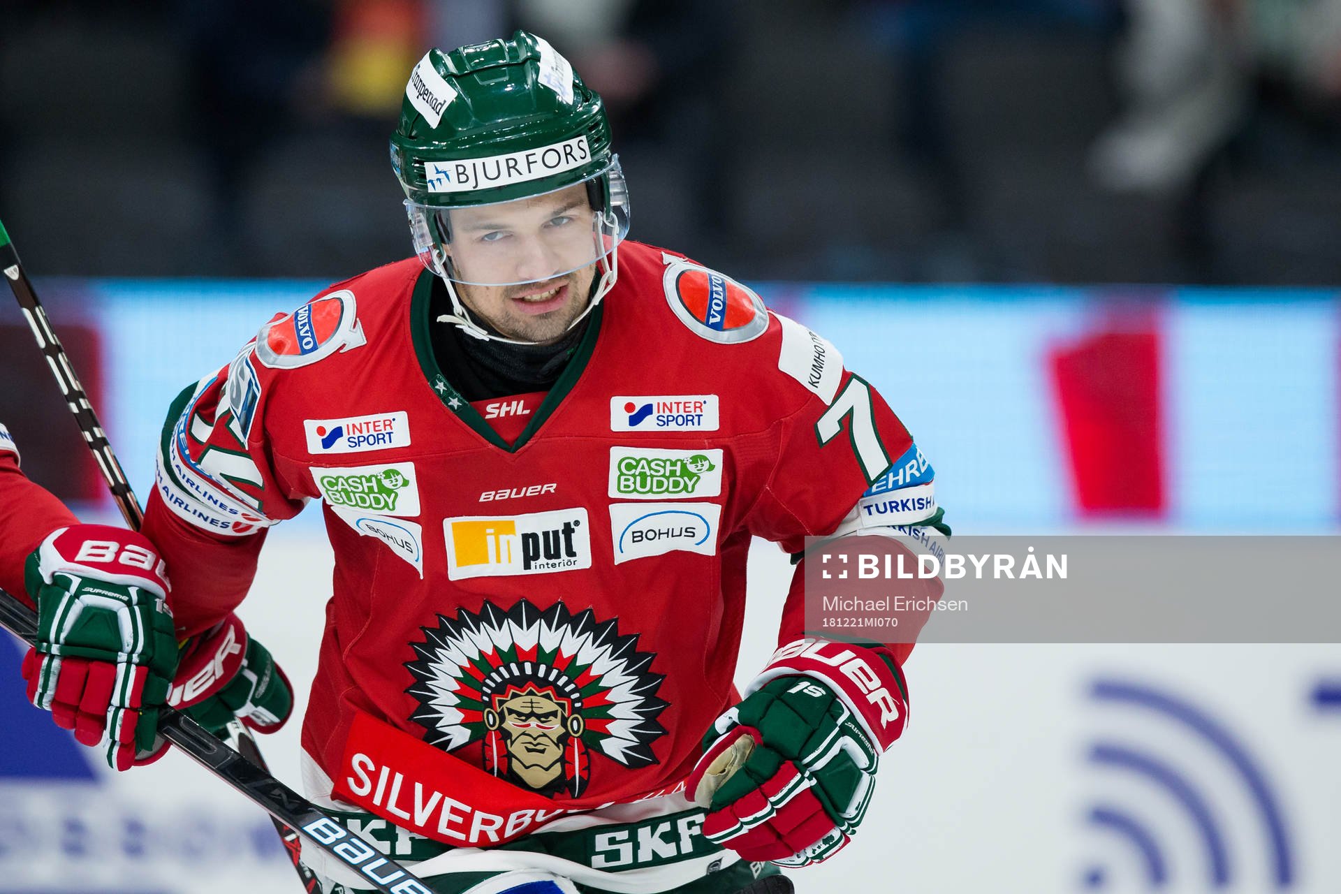 Frölundas Patrik Carlsson jublar