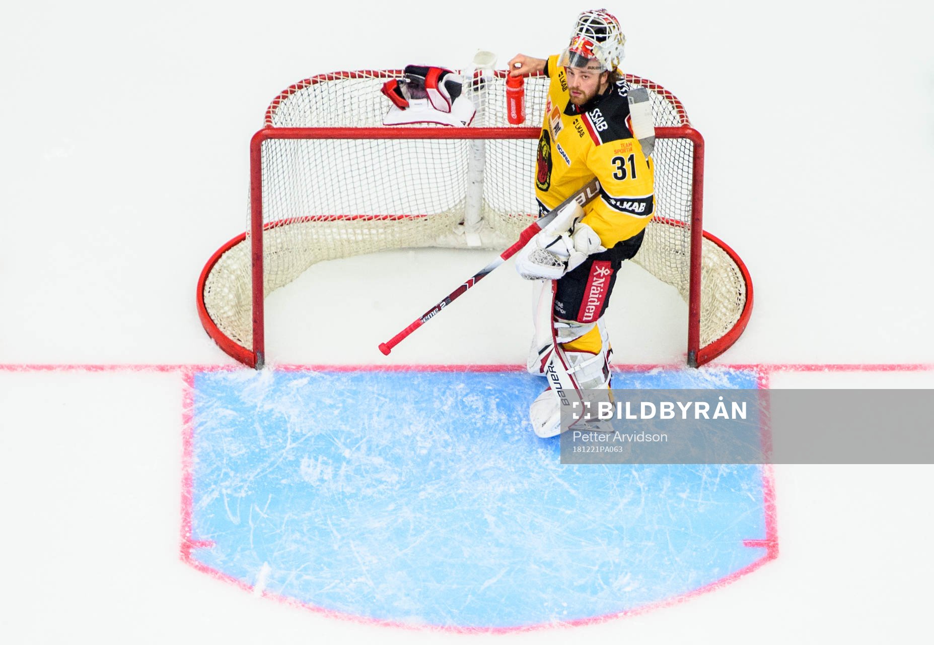 Luleås målvakt Niklas Rubin deppar