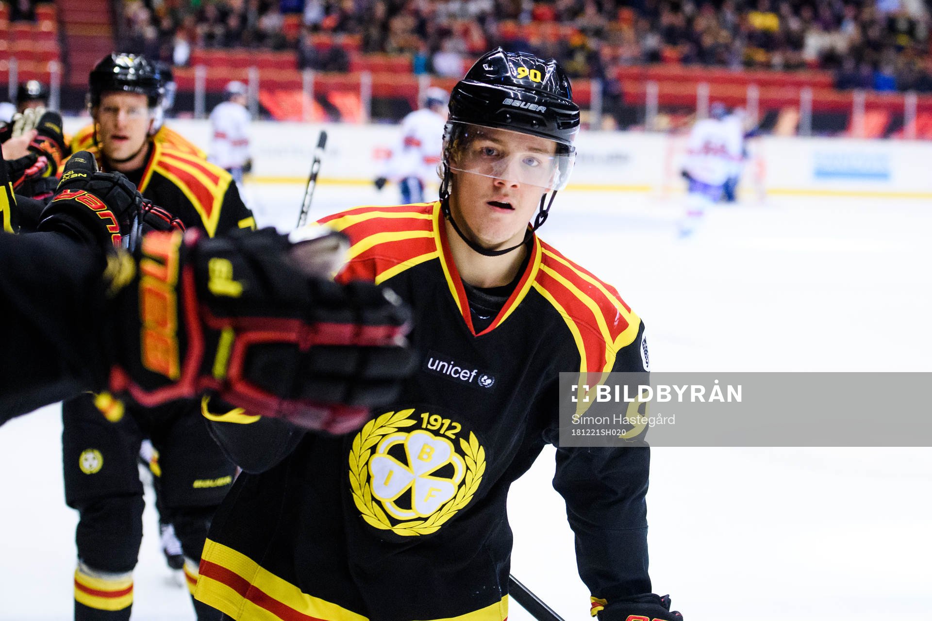Brynäs Jesper Boqvist jublar