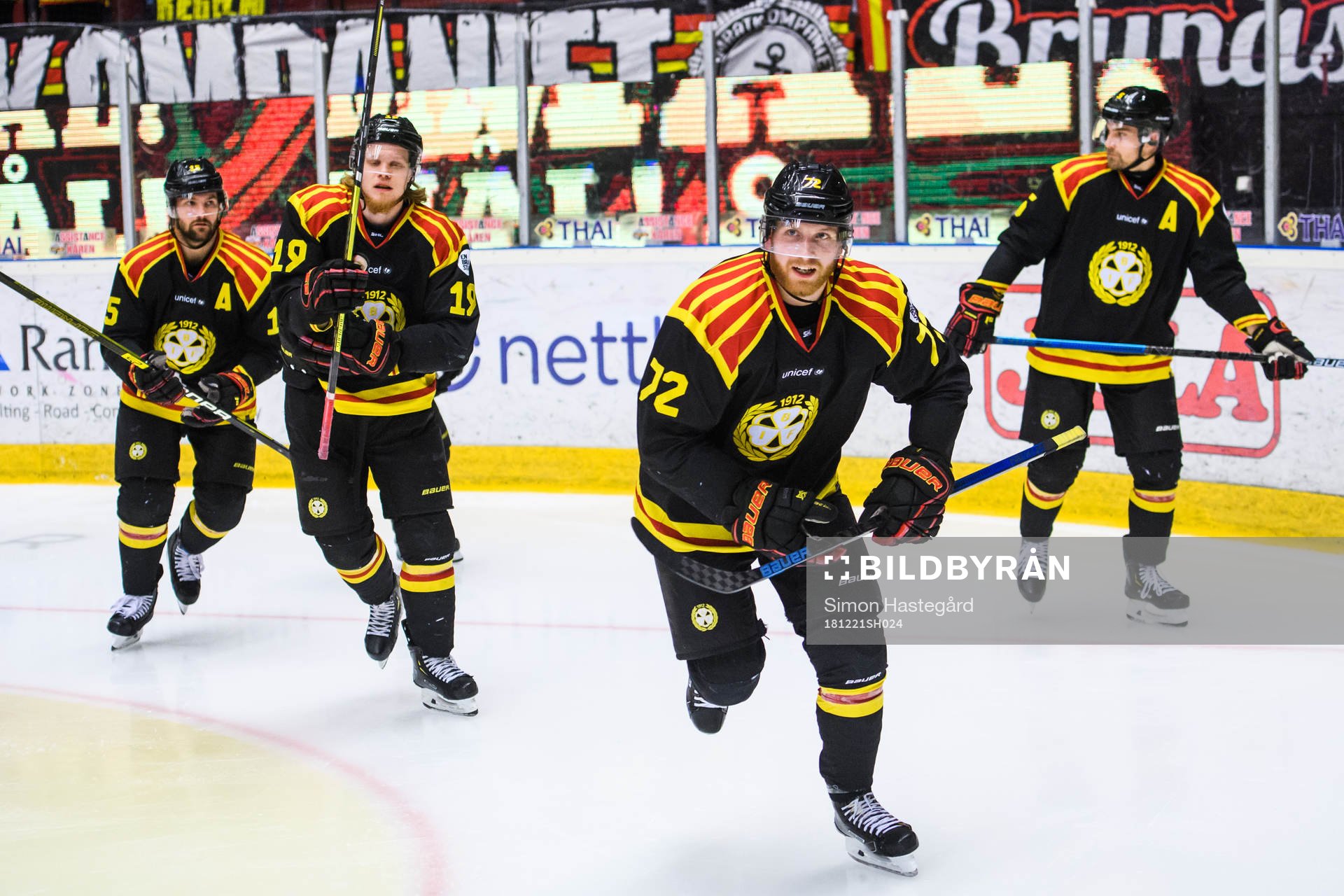 Brynäs Joachim Rohdin jublar