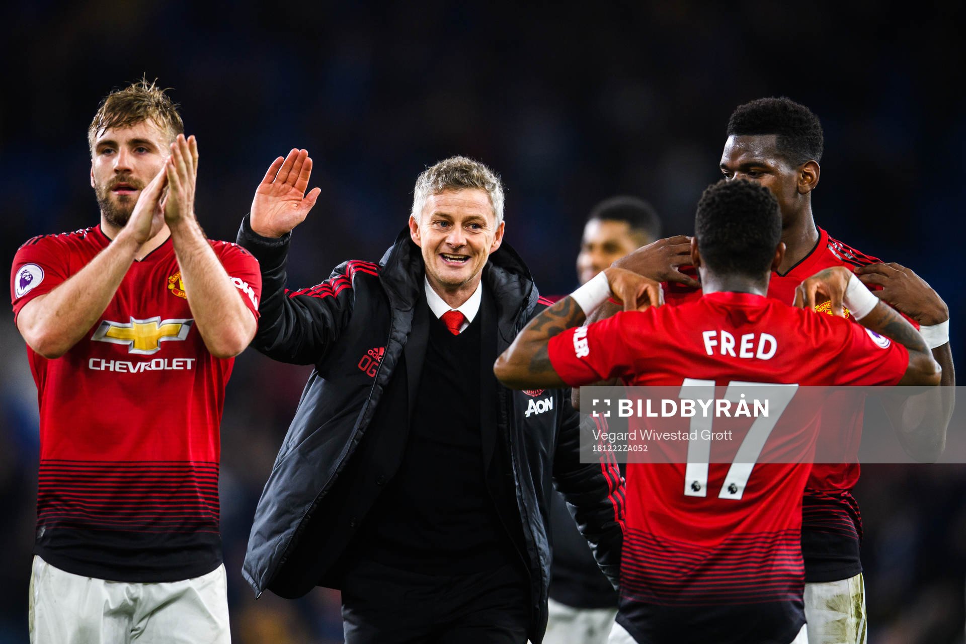 Ole Gunnar Solskjær, manager of Manchester United,