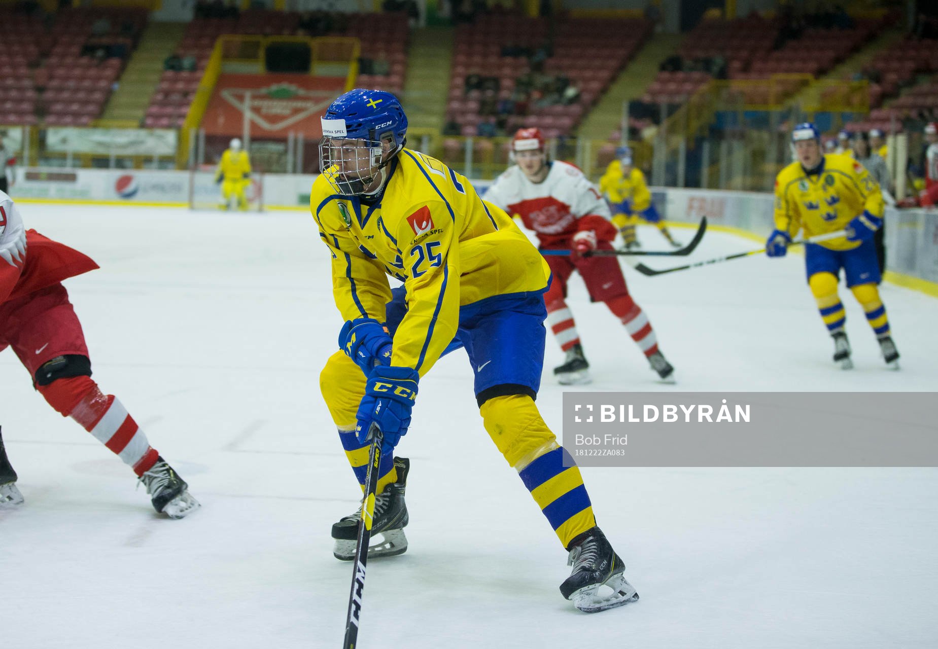 Sweden defenceman Philip Broberg (25)