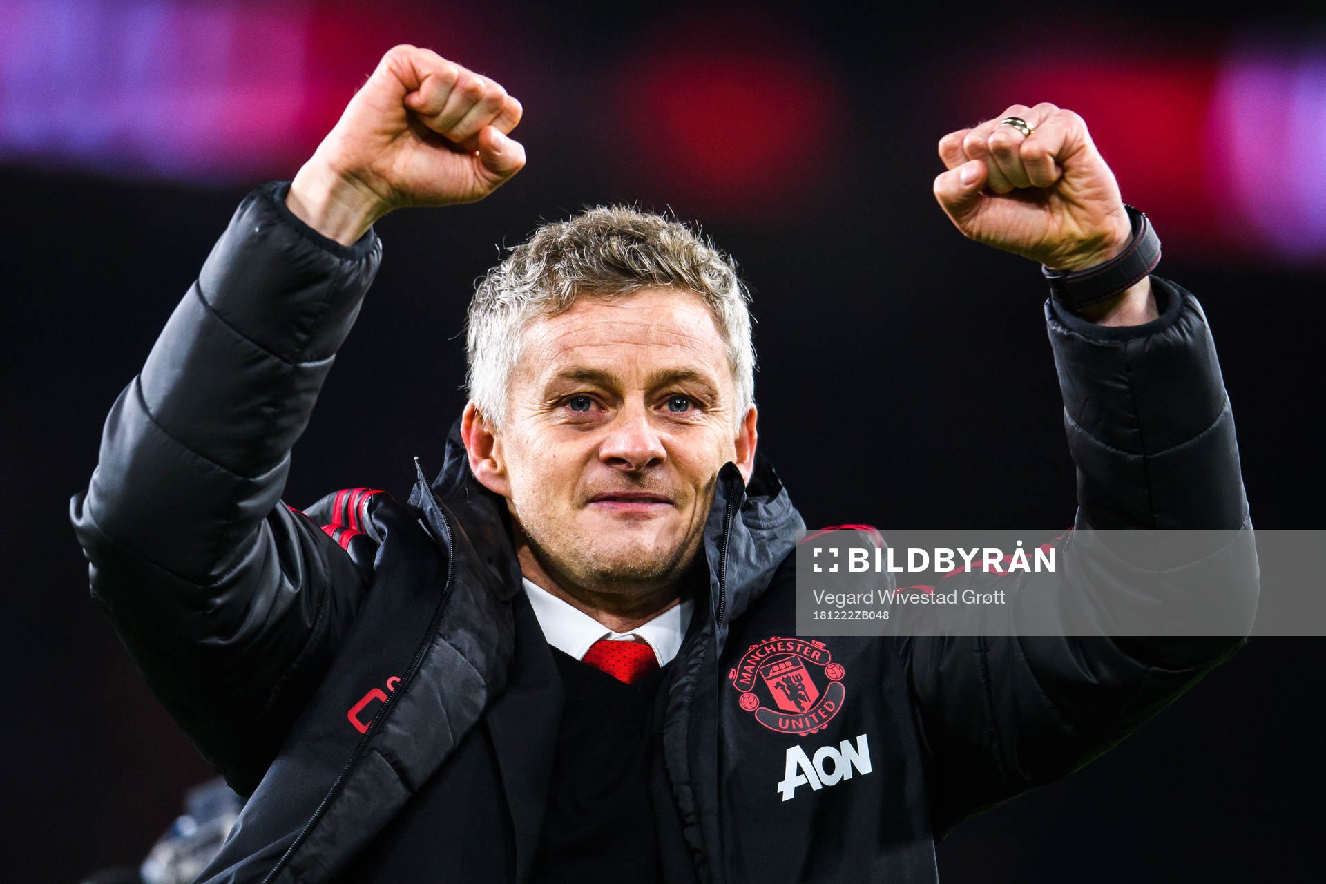 Ole Gunnar Solskjær, manager of Manchester United,