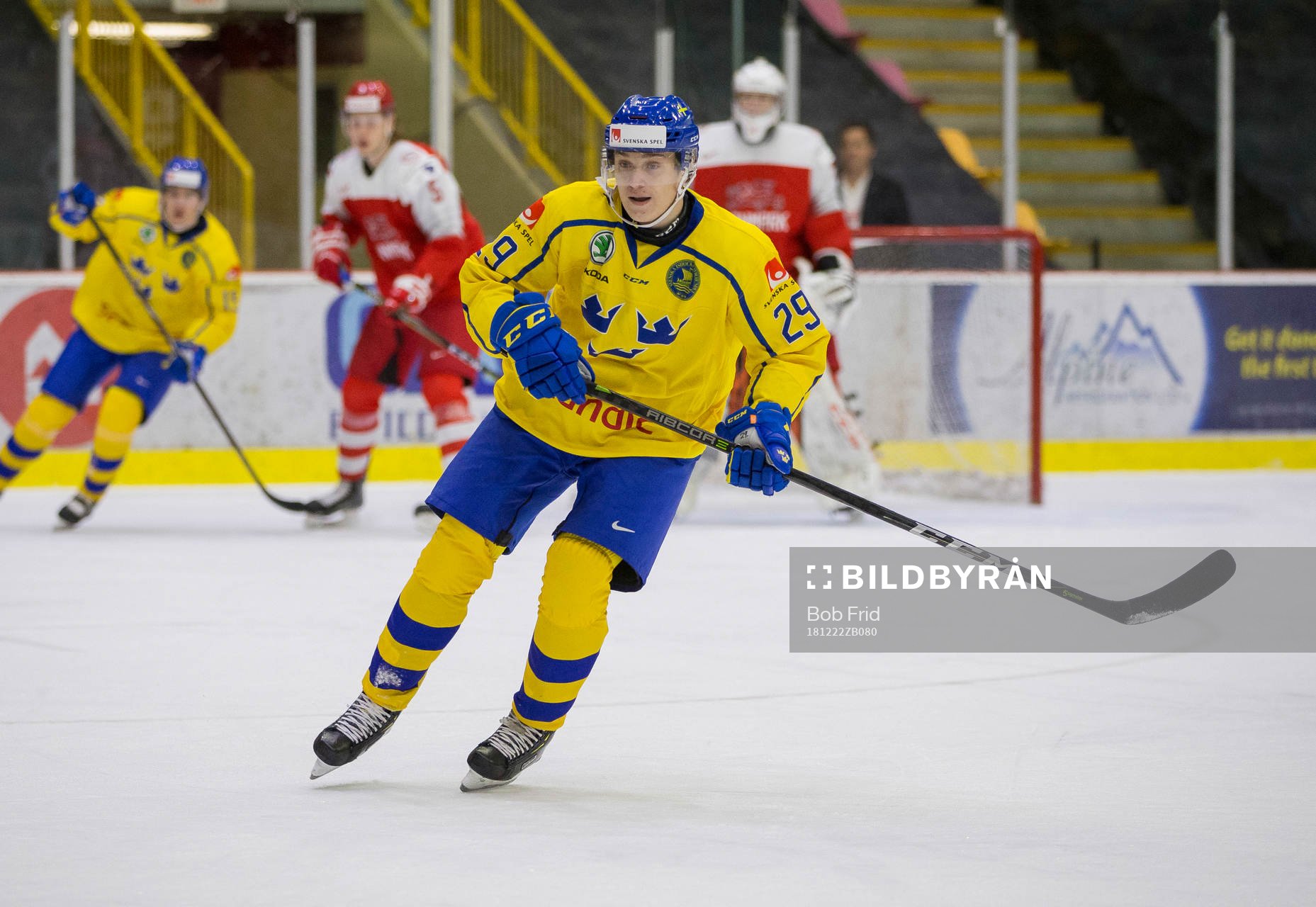 Sweden forward Pontus Holmberg (29)