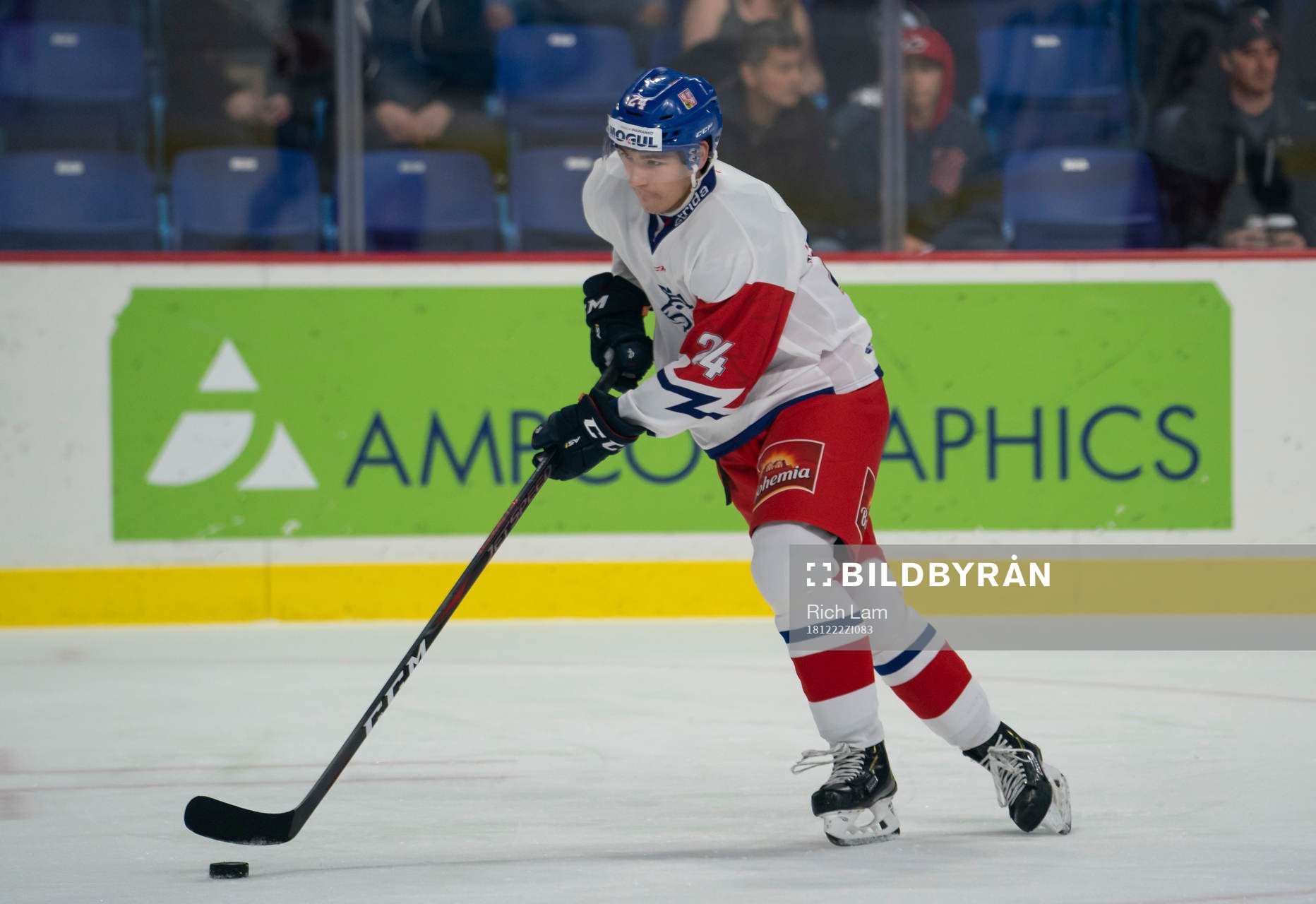 Petr Cajka #24 of the Czech Republic
