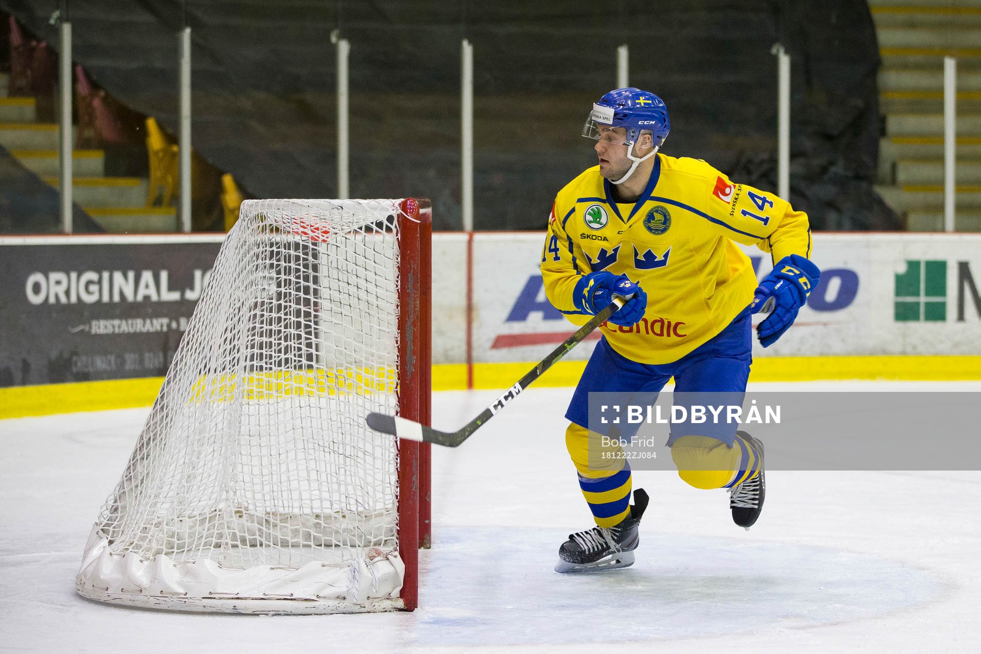 Sweden forward Hugo Leufvenius (14)