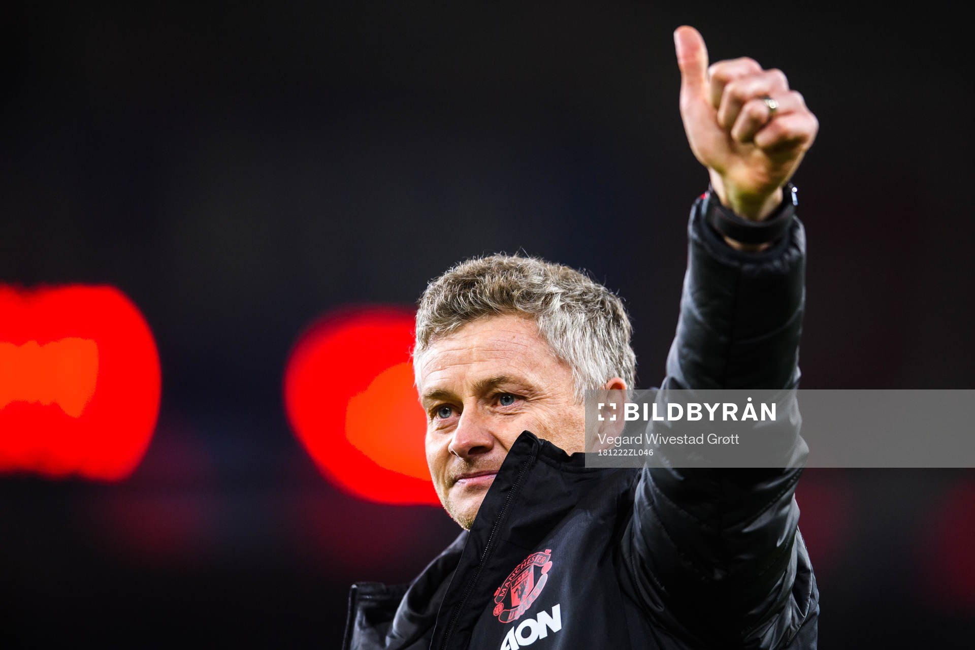 Ole Gunnar Solskjær, manager of Manchester United,