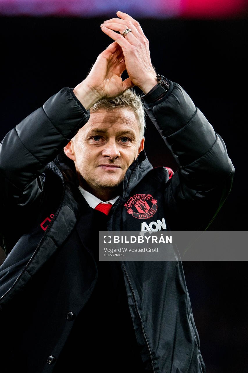 Ole Gunnar Solskjær, manager of Manchester United,