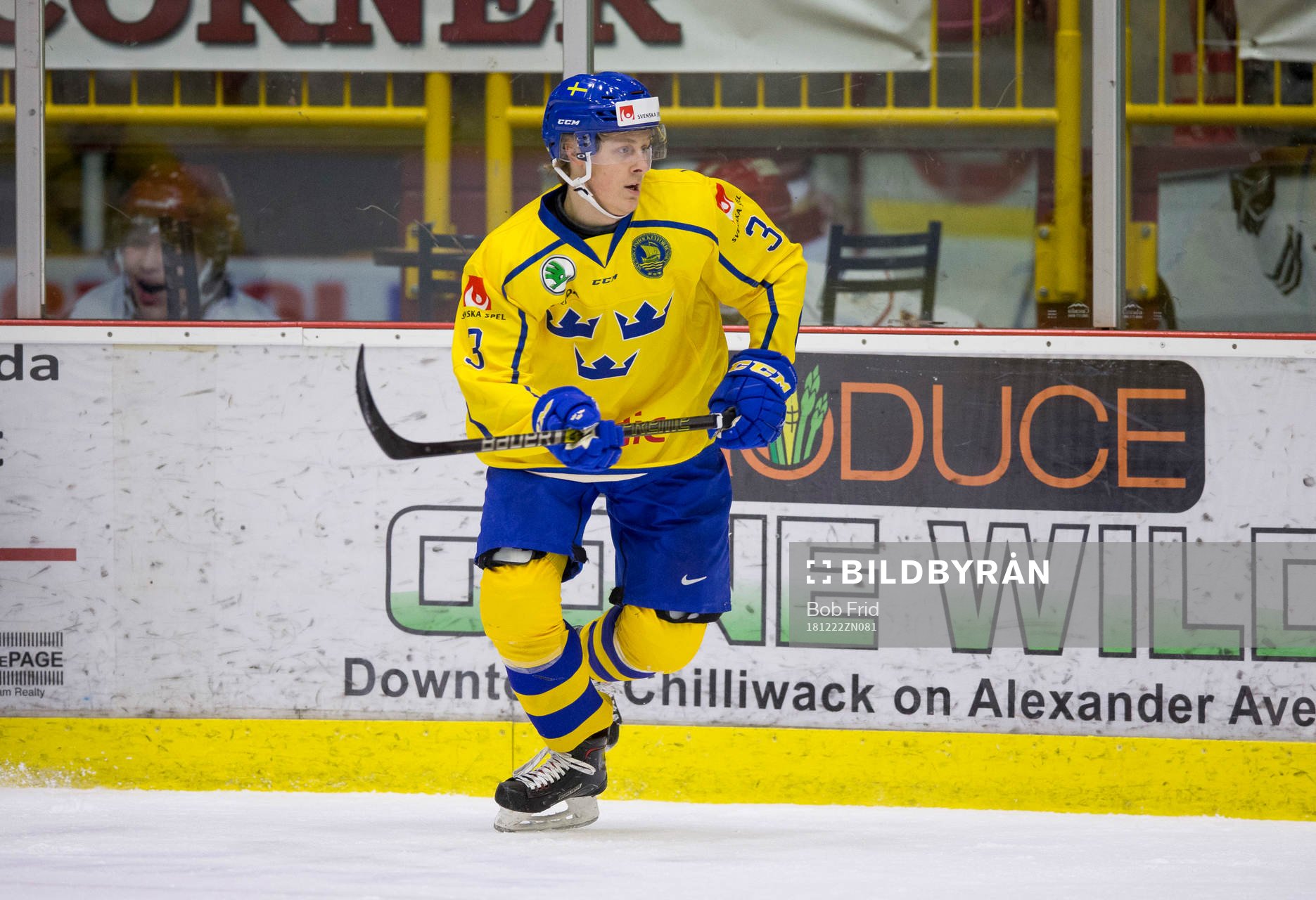 Sweden defenceman Adam Boqvist (3)
