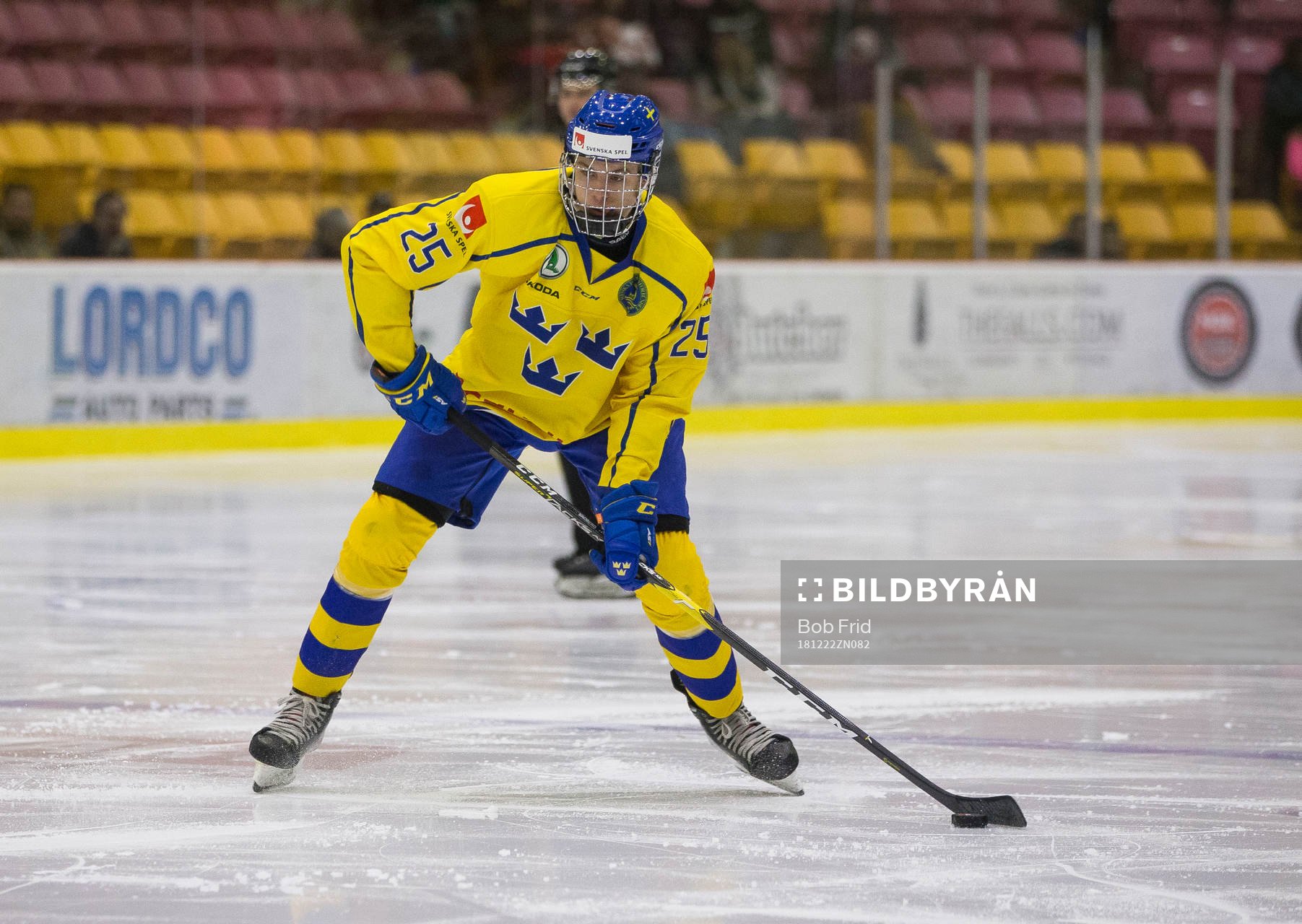 Sweden defenceman Philip Broberg (25)