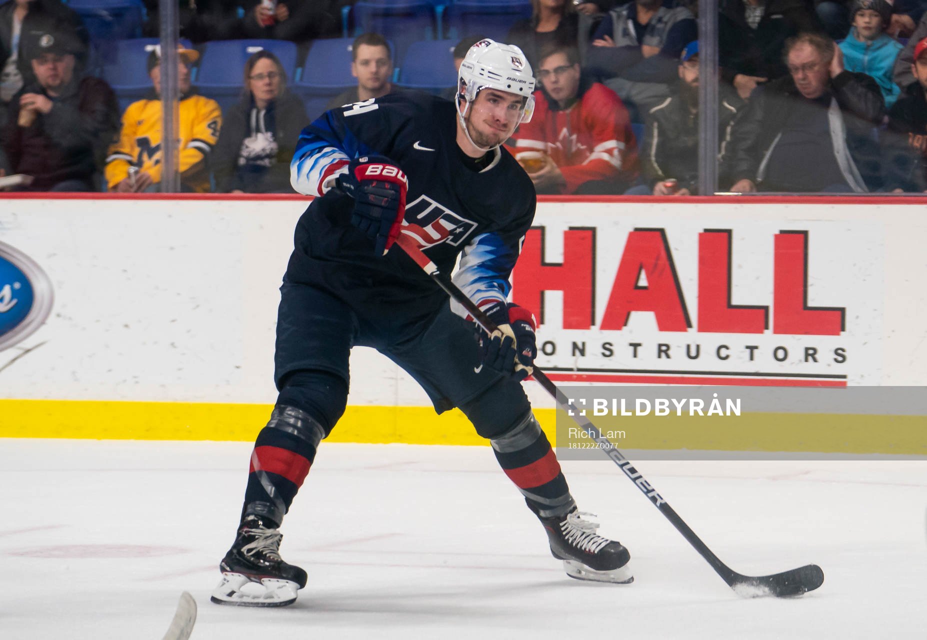 Mattias Samuelsson #24 of the United States