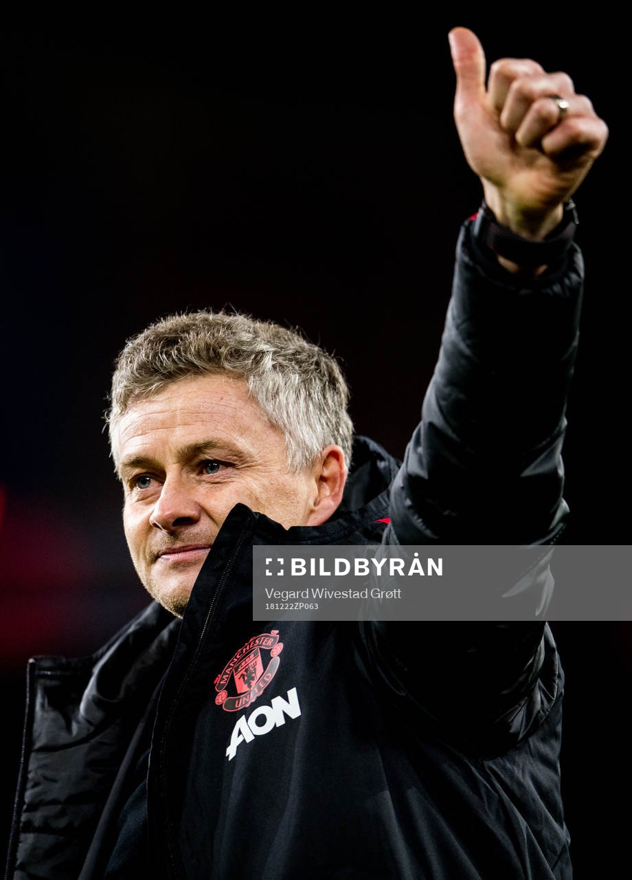 Ole Gunnar Solskjær, manager of Manhcester United,