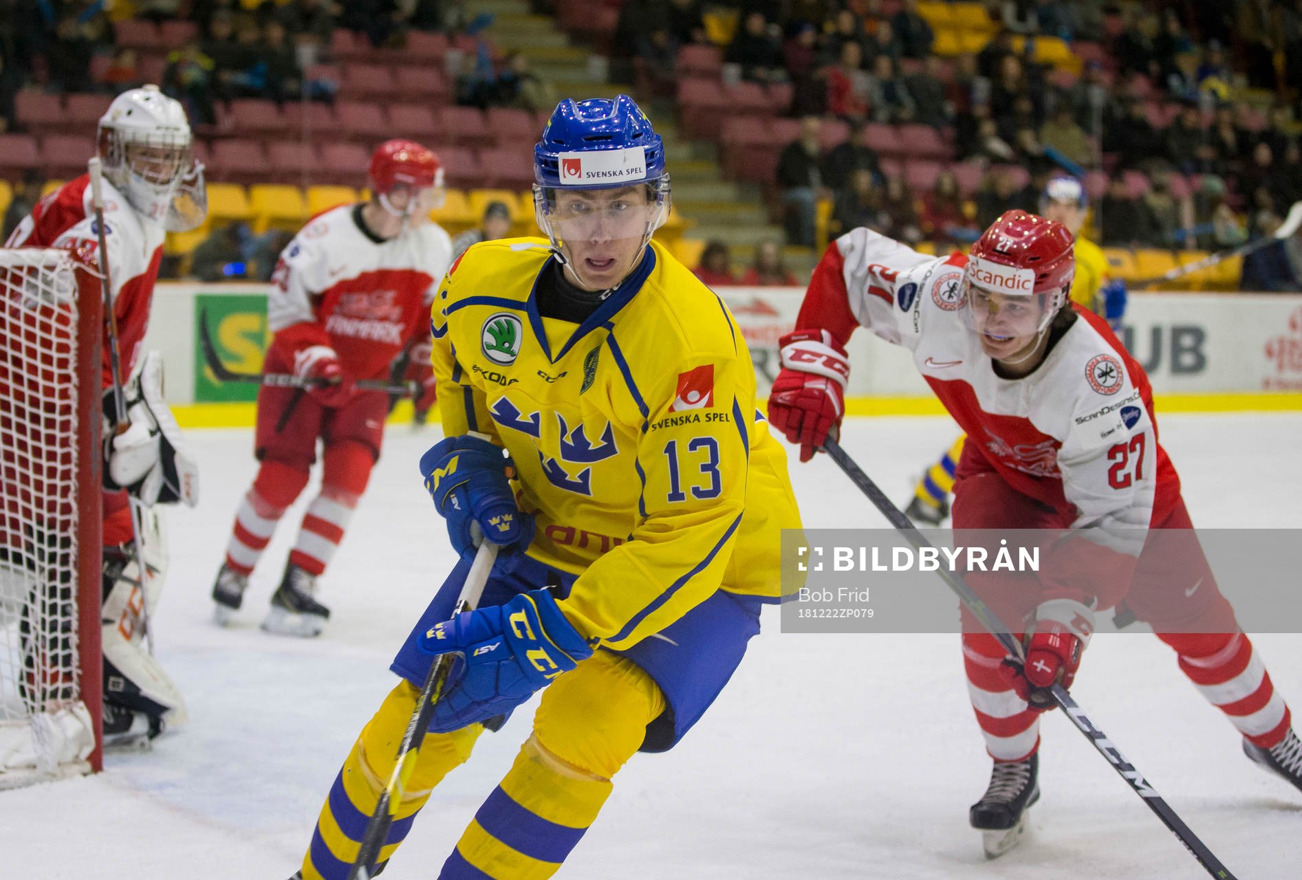 Sweden forward Johan Södergran (13)