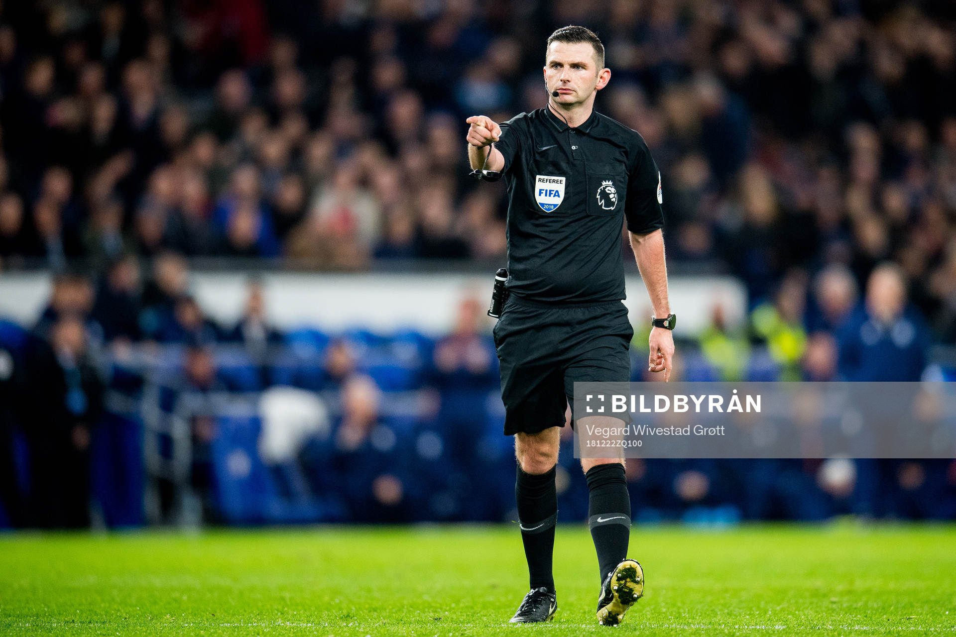 Referee Michael Oliver