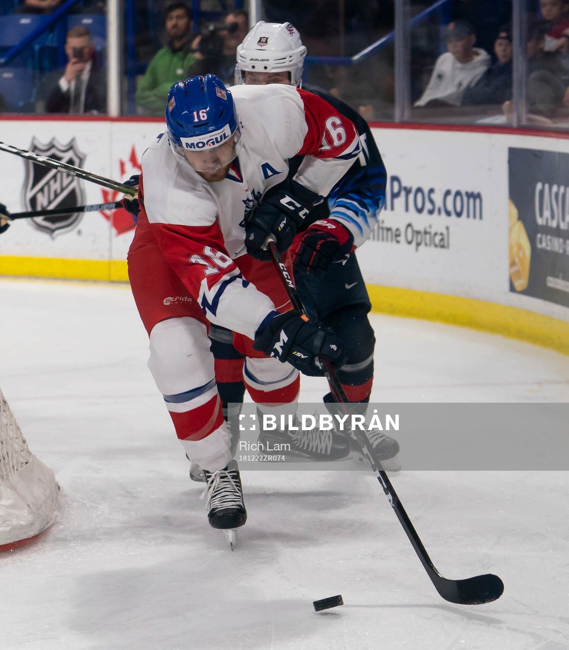 Martin Kaut #16 of the Czech Republic makes a pass while