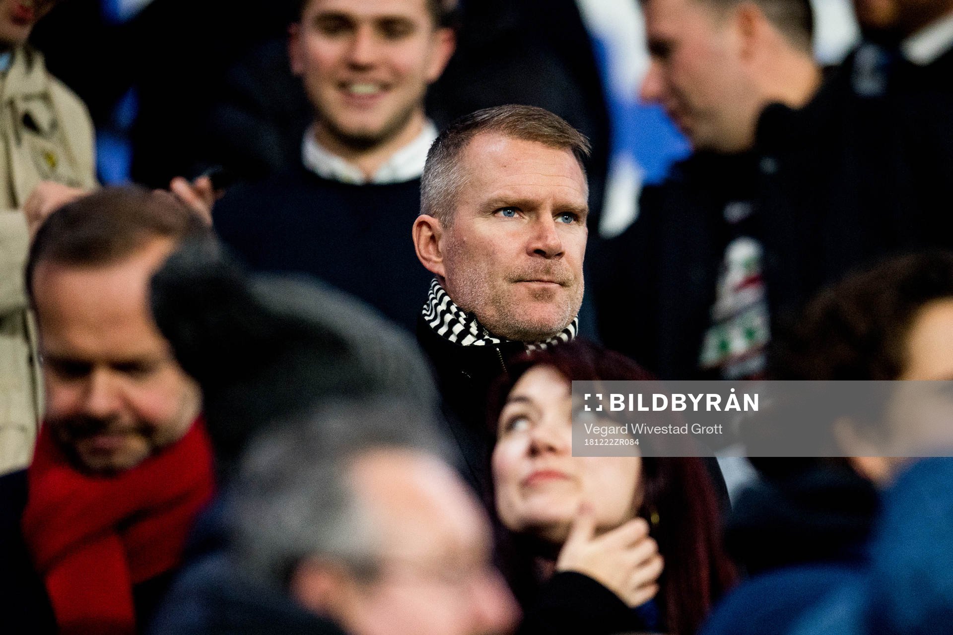Jim Solbakken in the stands