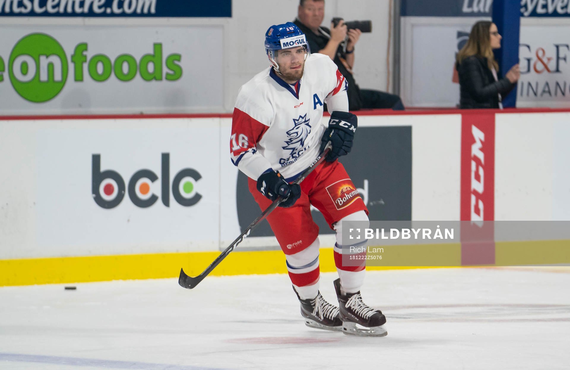 Martin Kaut #16 of the Czech Republic