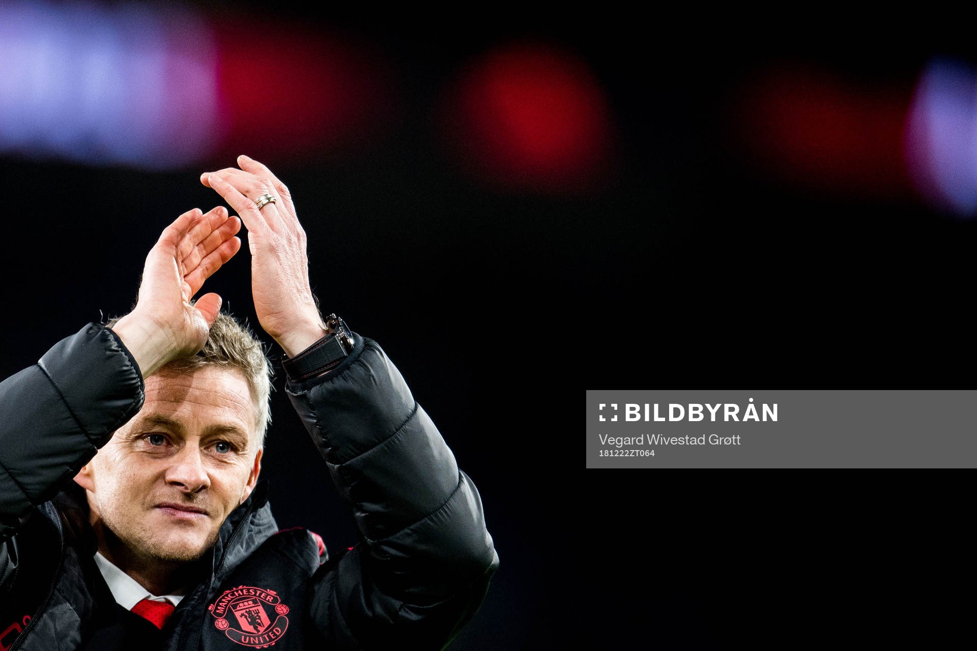Ole Gunnar Solskjær, manager of Manchester United,