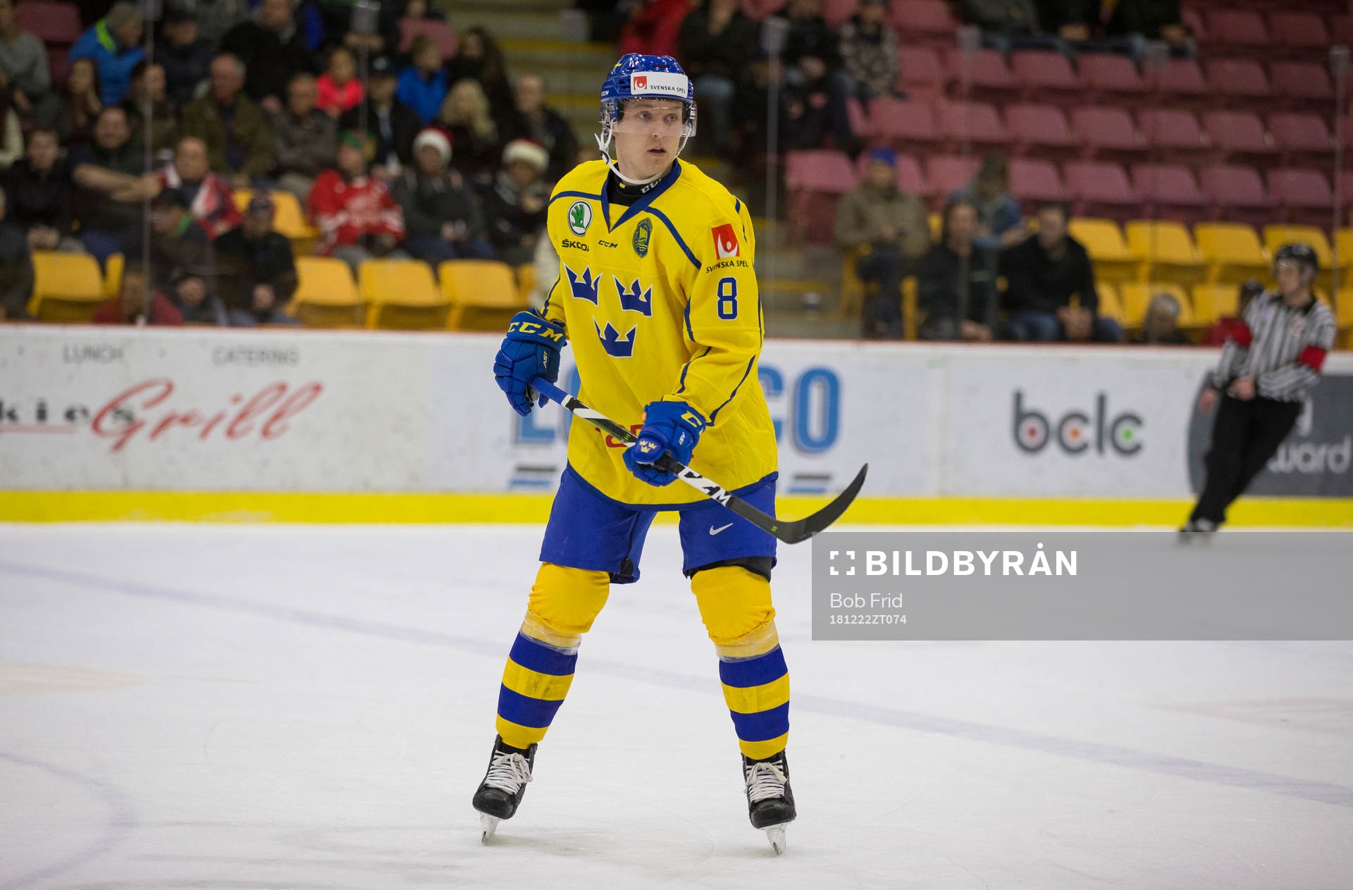 Sweden defenceman Rasmus Sandin (8)