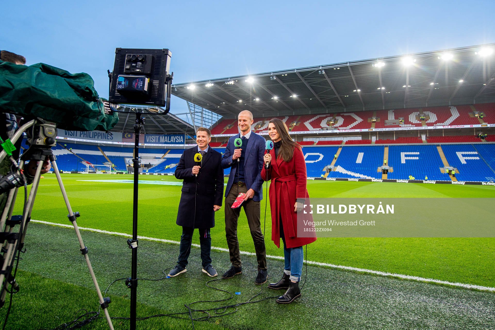 Kasper Wikestad, Brede Hangeland and Ingrid Halstensen of