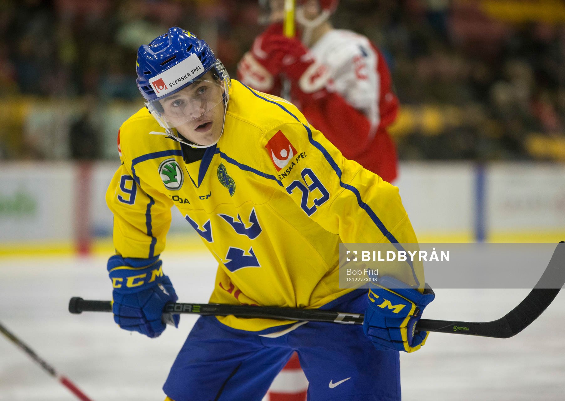 Sweden forward Pontus Holmberg (29)