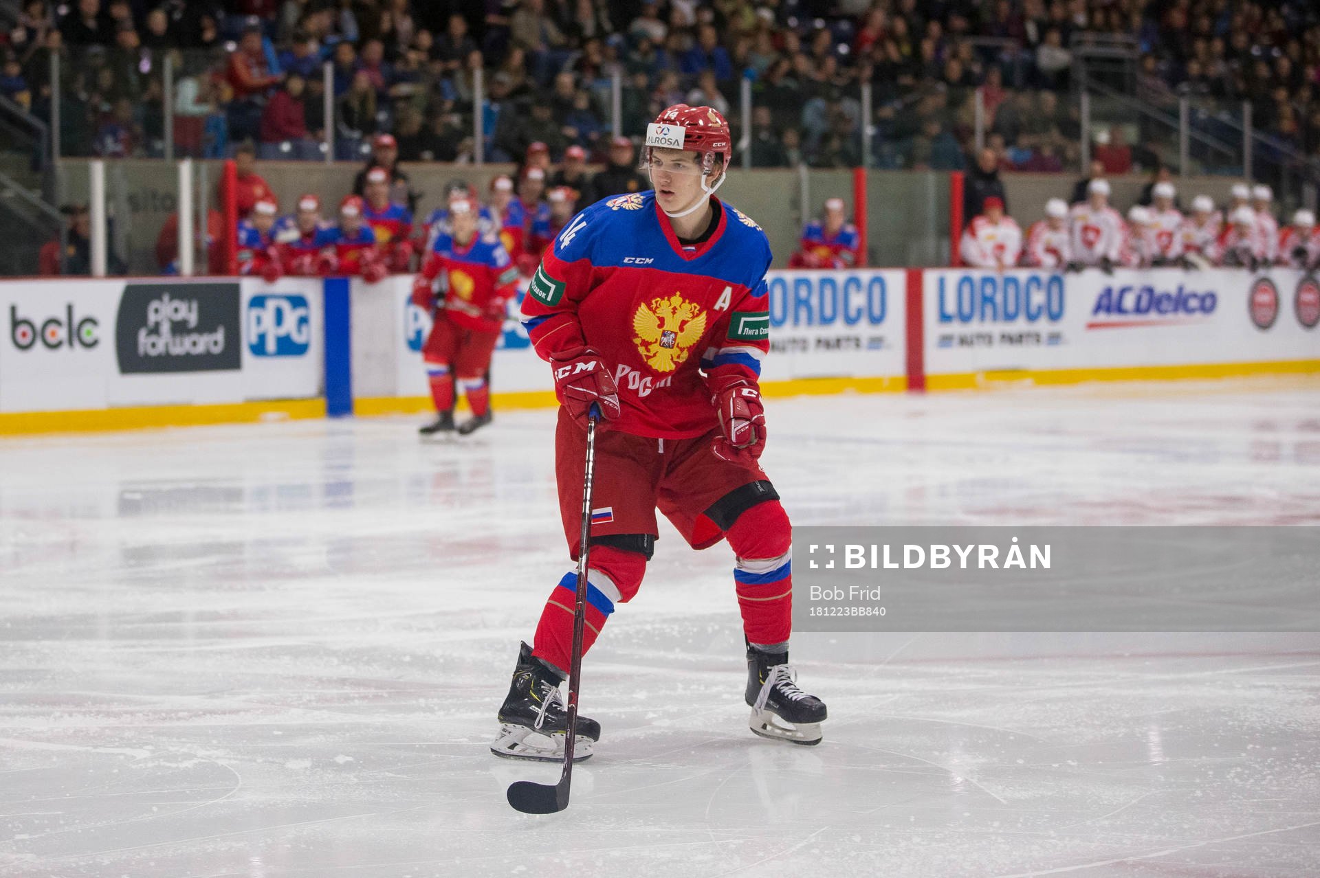 Russia forward Vitalii Kravtsov (14)