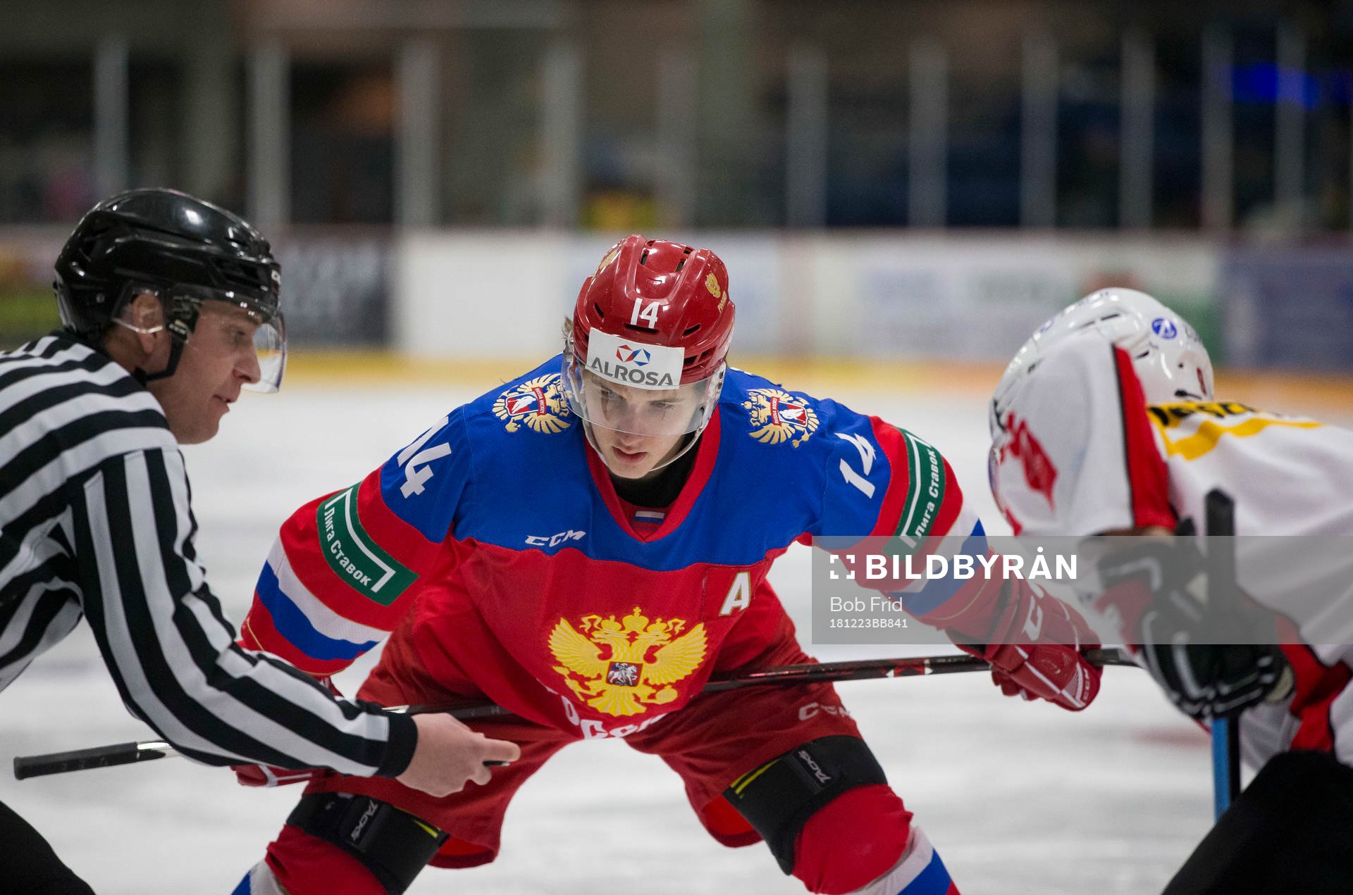 Russia forward Vitalii Kravtsov (14)