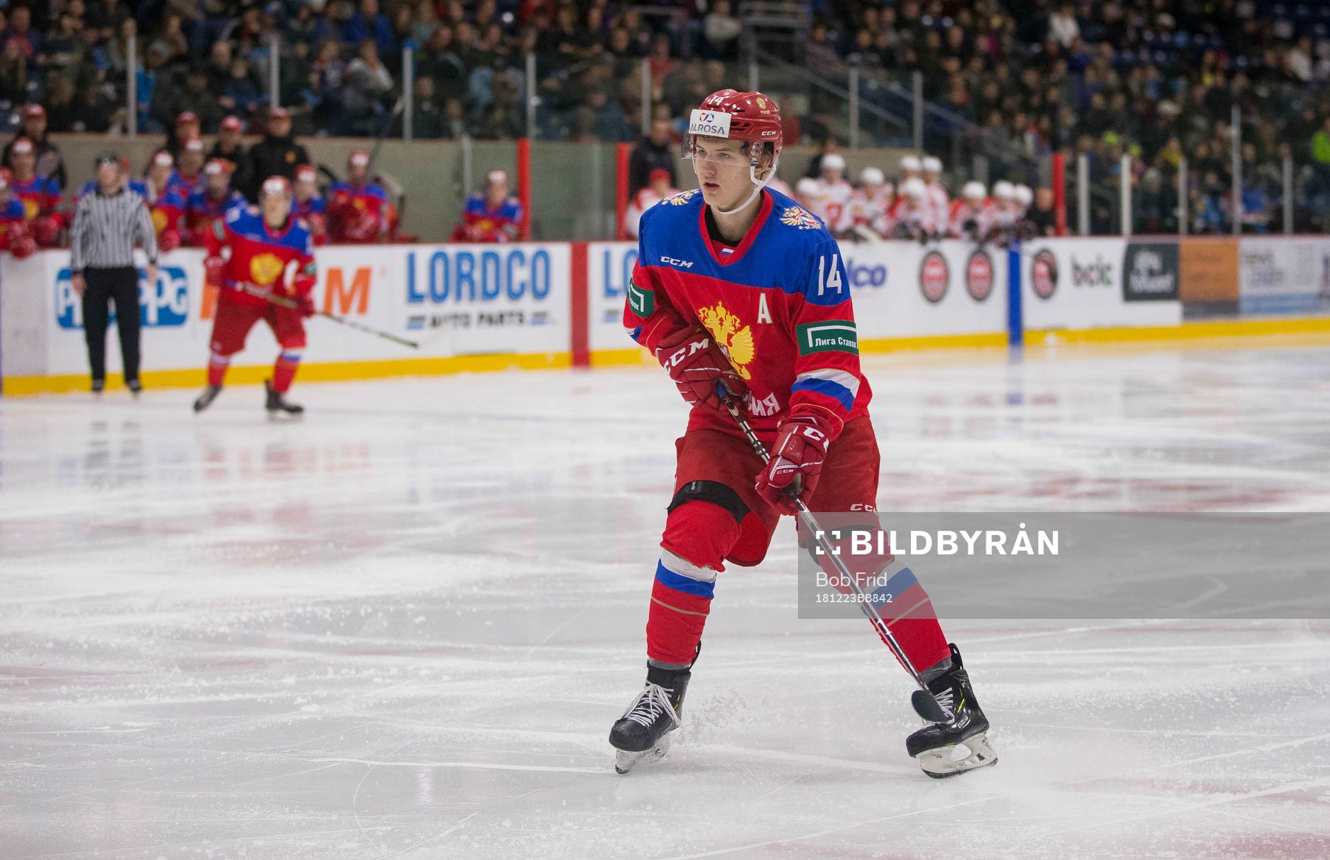 Russia forward Vitalii Kravtsov (14)