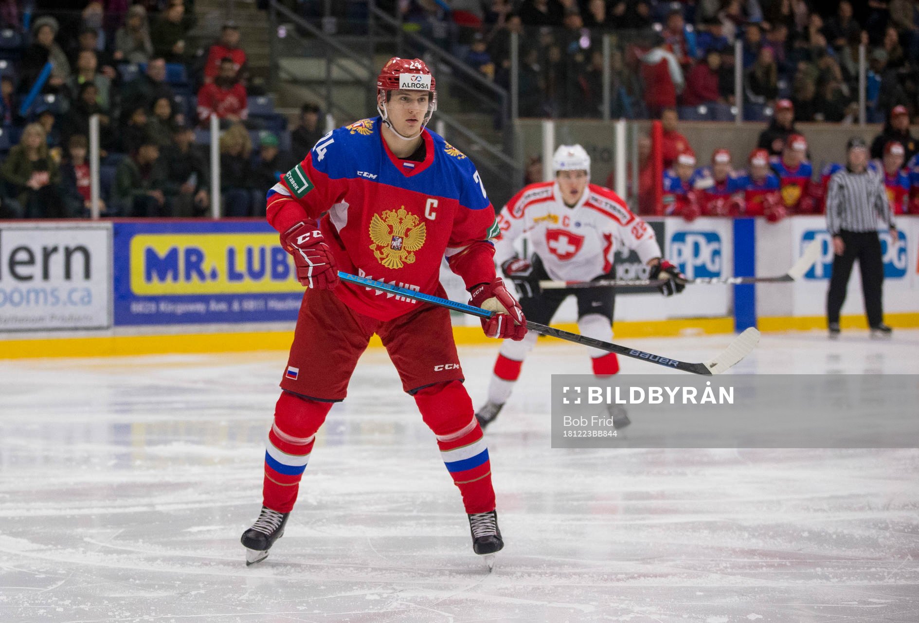 Russia forward Klim Kostin (24)