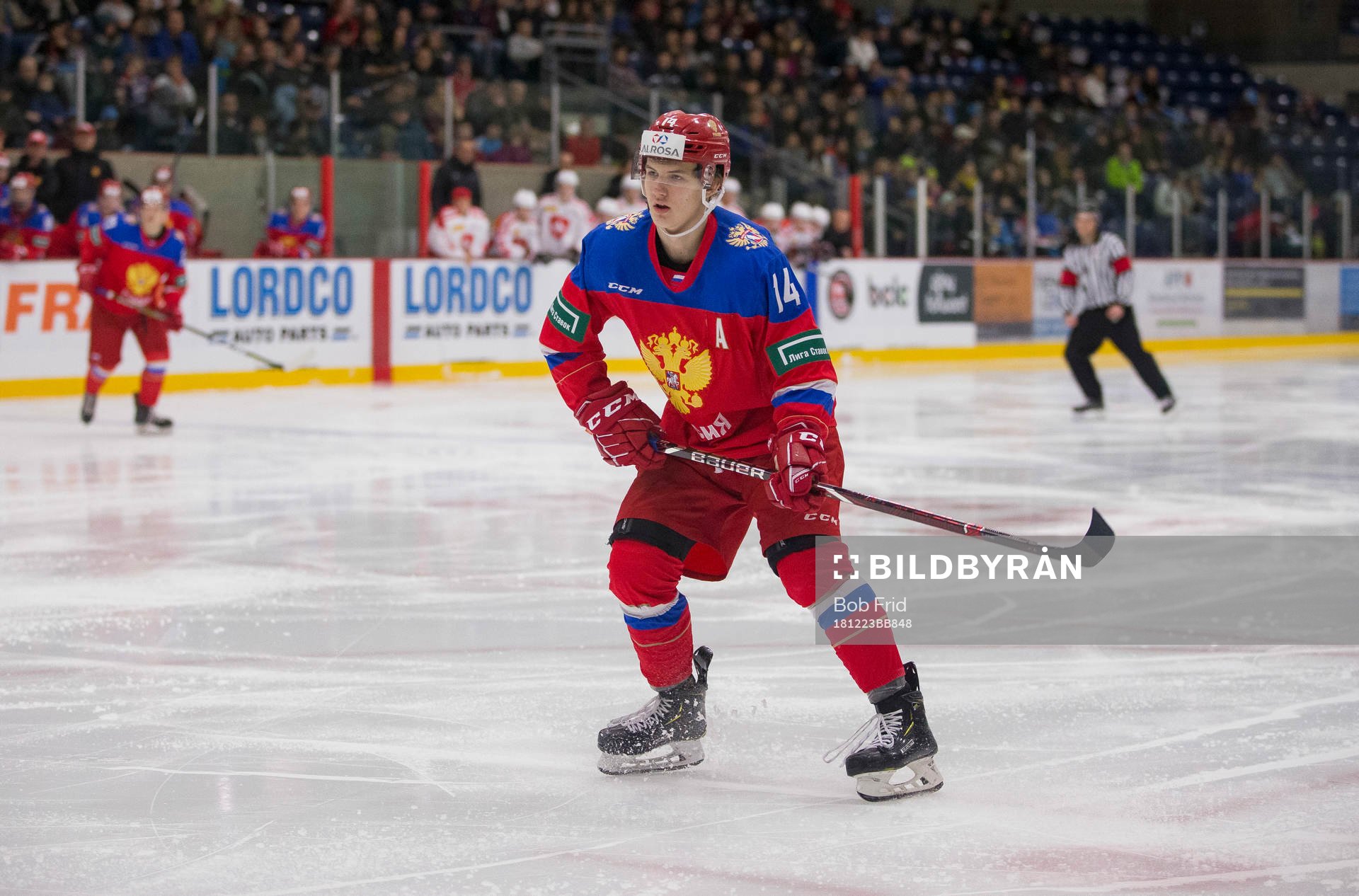 Russia forward Vitalii Kravtsov (14)
