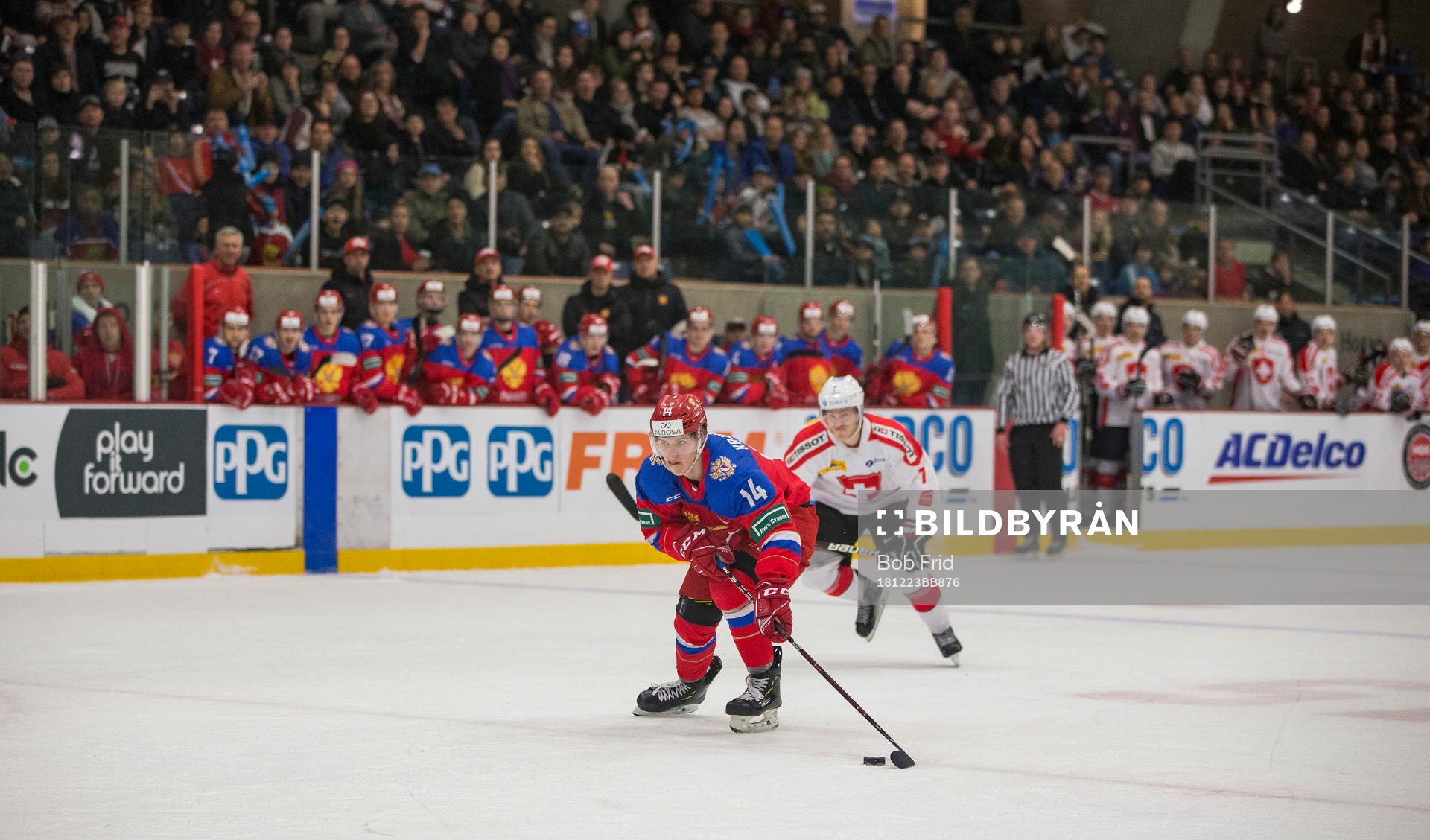 Russia forward Vitalii Kravtsov (14)