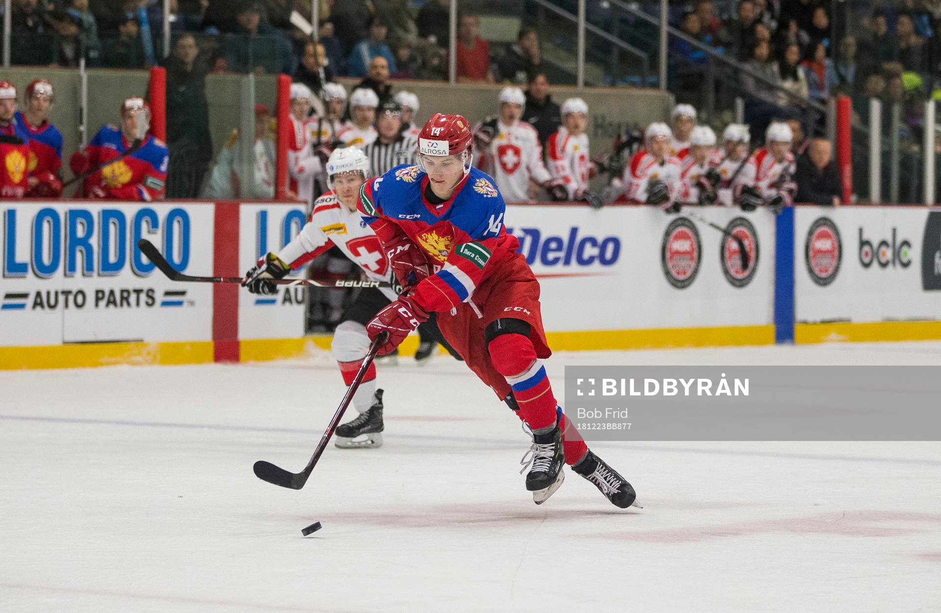 Russia forward Vitalii Kravtsov (14)
