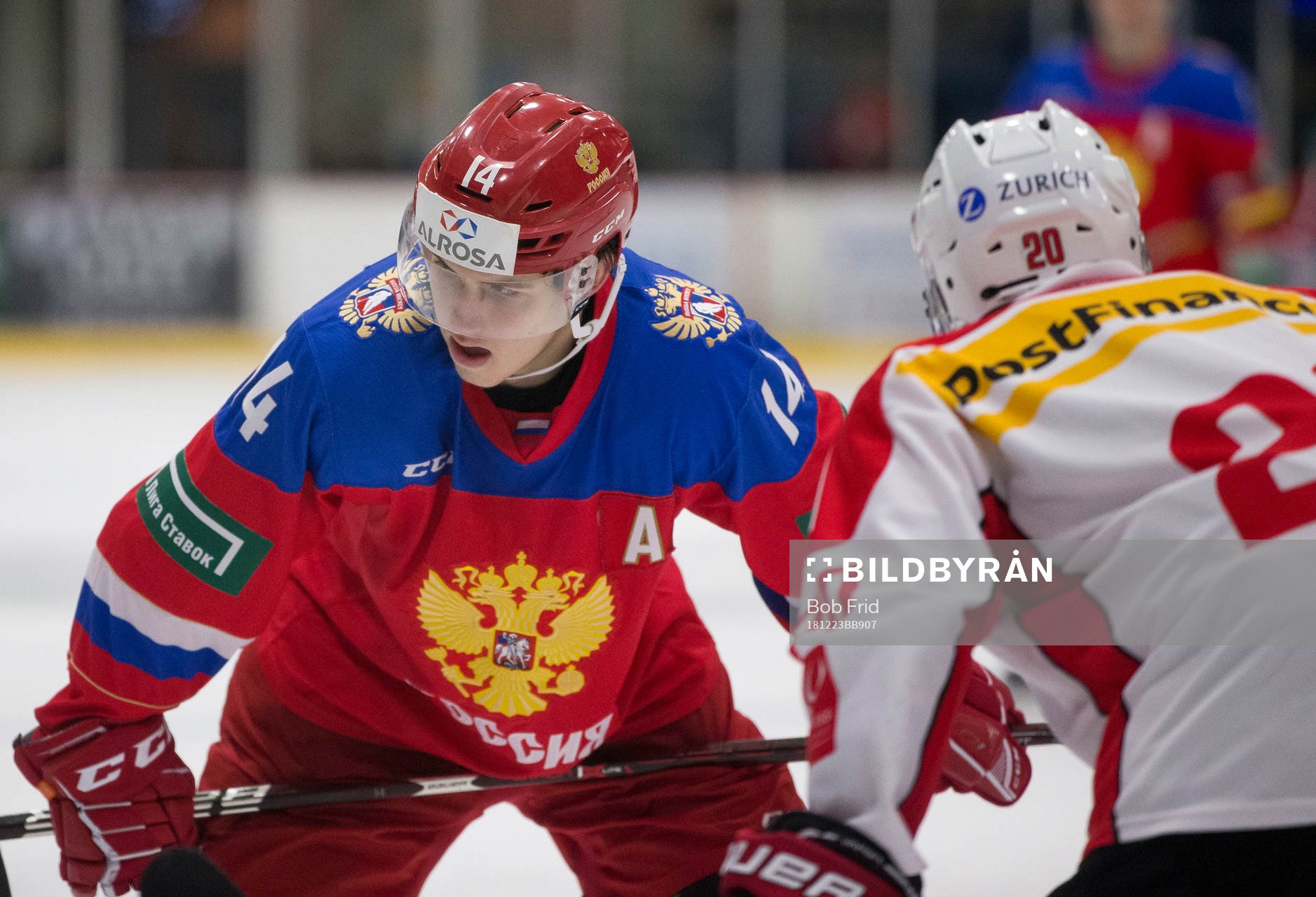 Russia forward Vitalii Kravtsov (14)