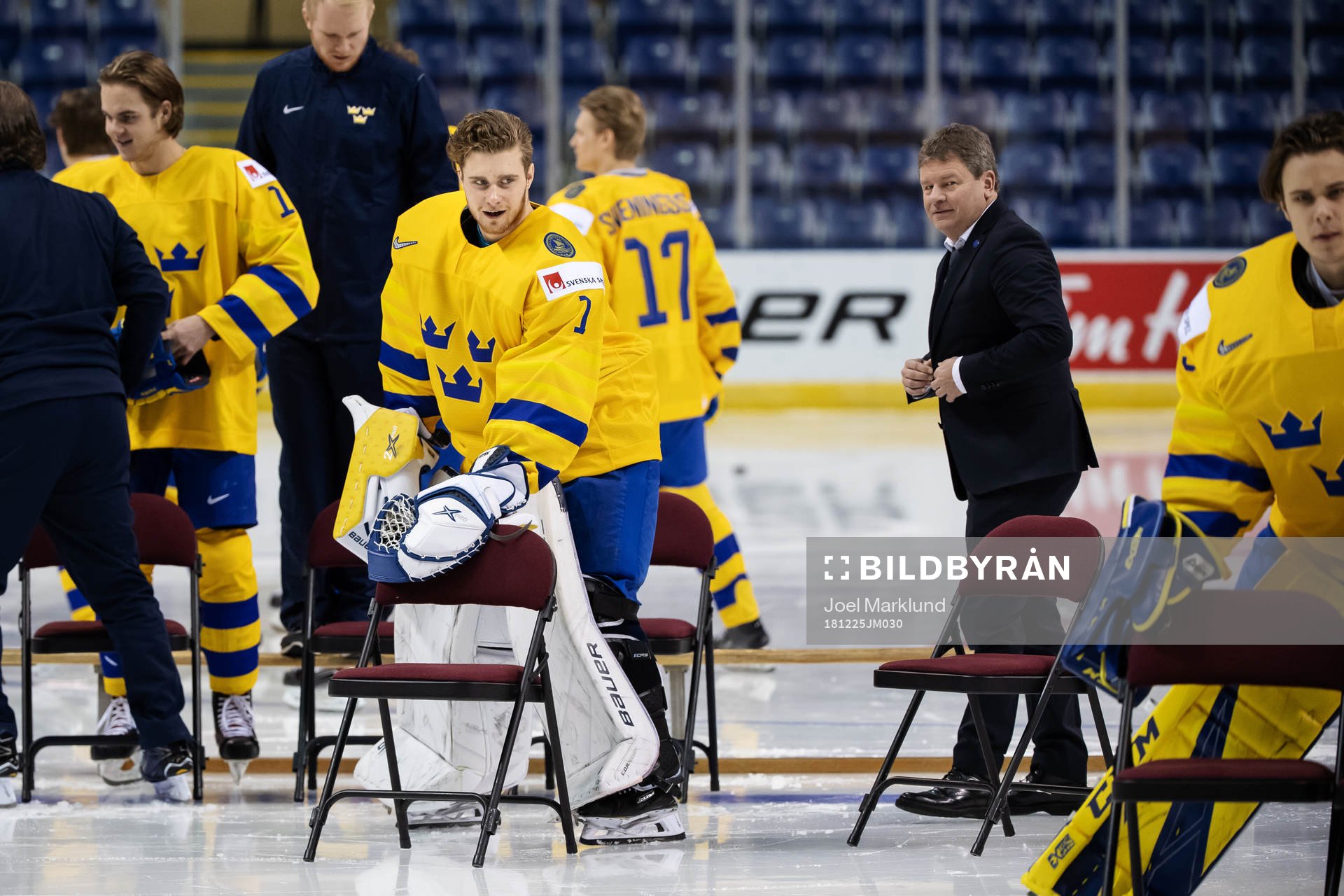 Goaltender Adam Åhman