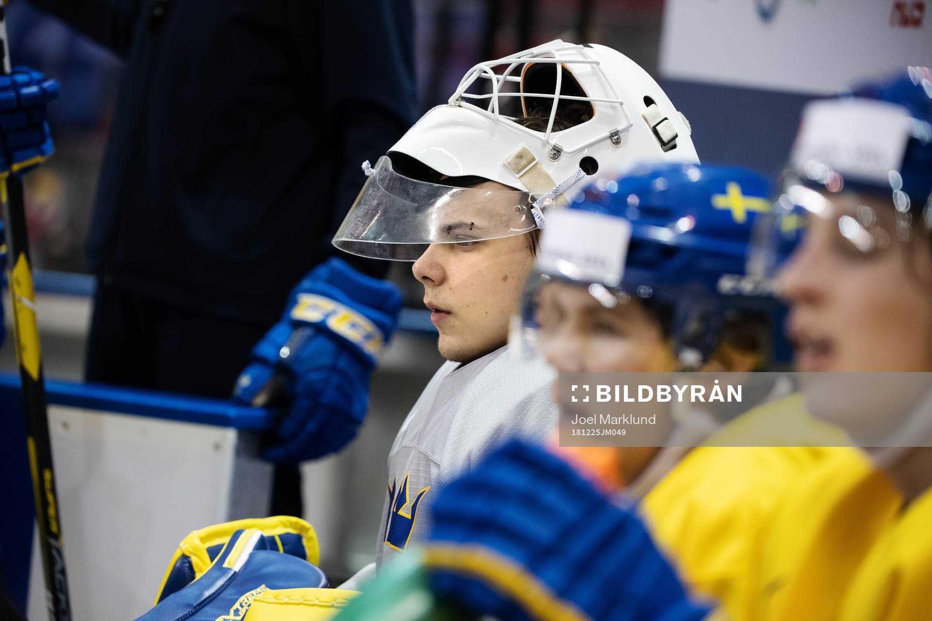 Goaltender Olle Eriksson Ek