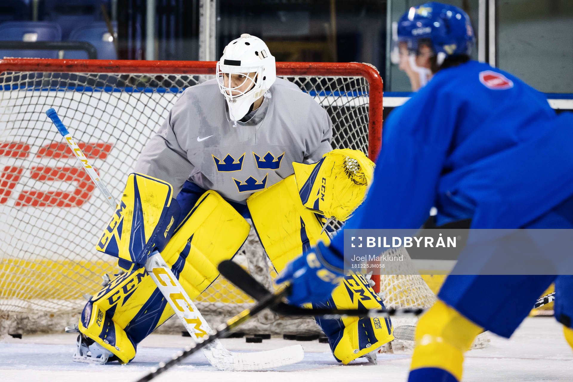 Goaltender Olle Eriksson Ek
