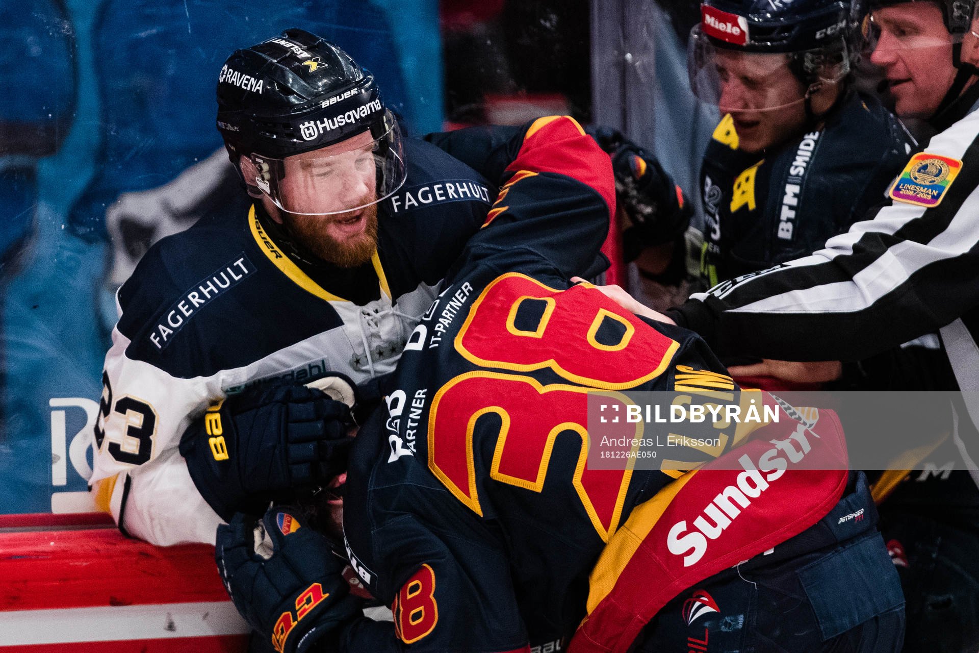 s Robin Figren och Djurgårdens Olle Alsing