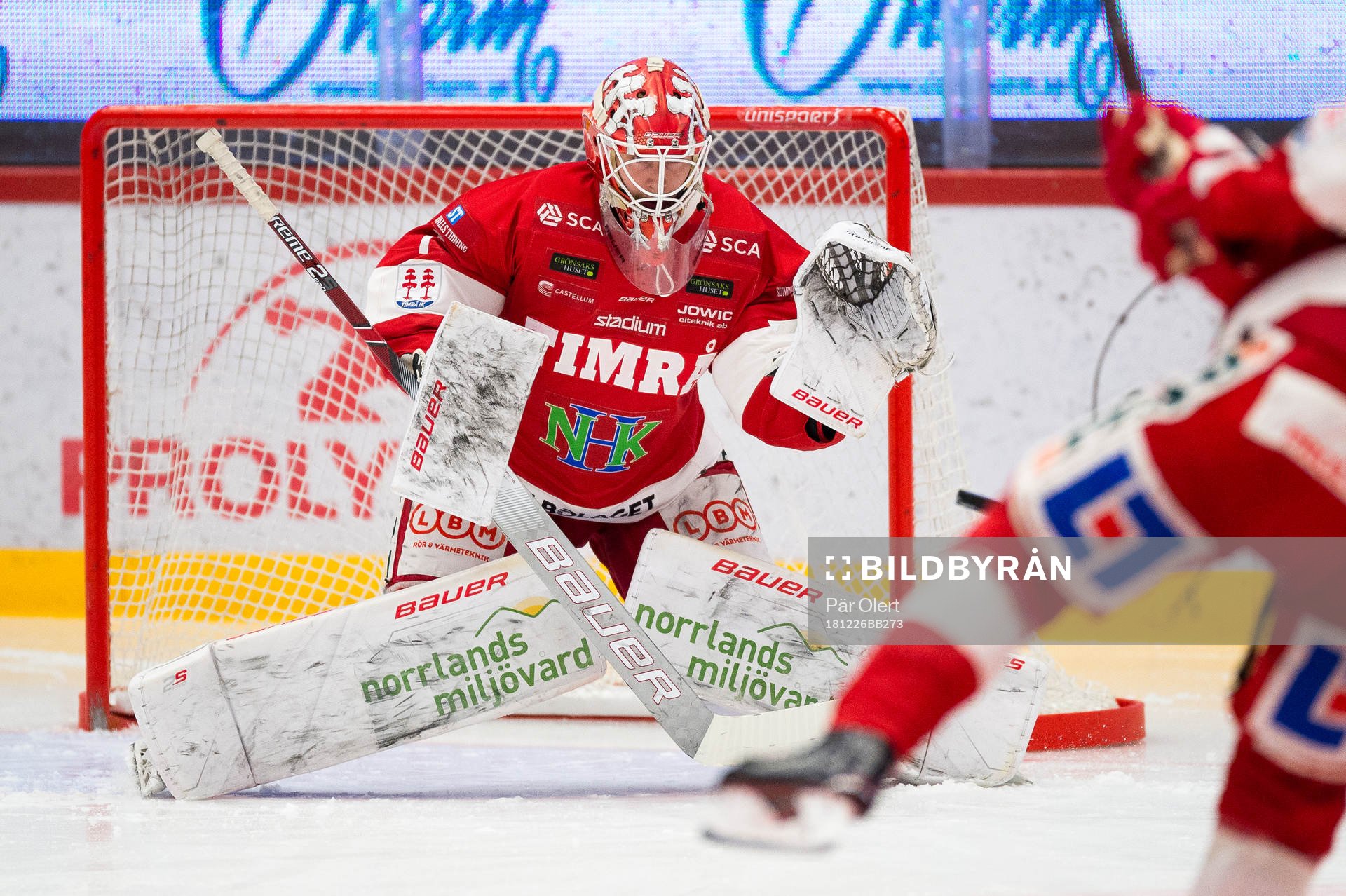 Timrås målvakt Victor Brattström