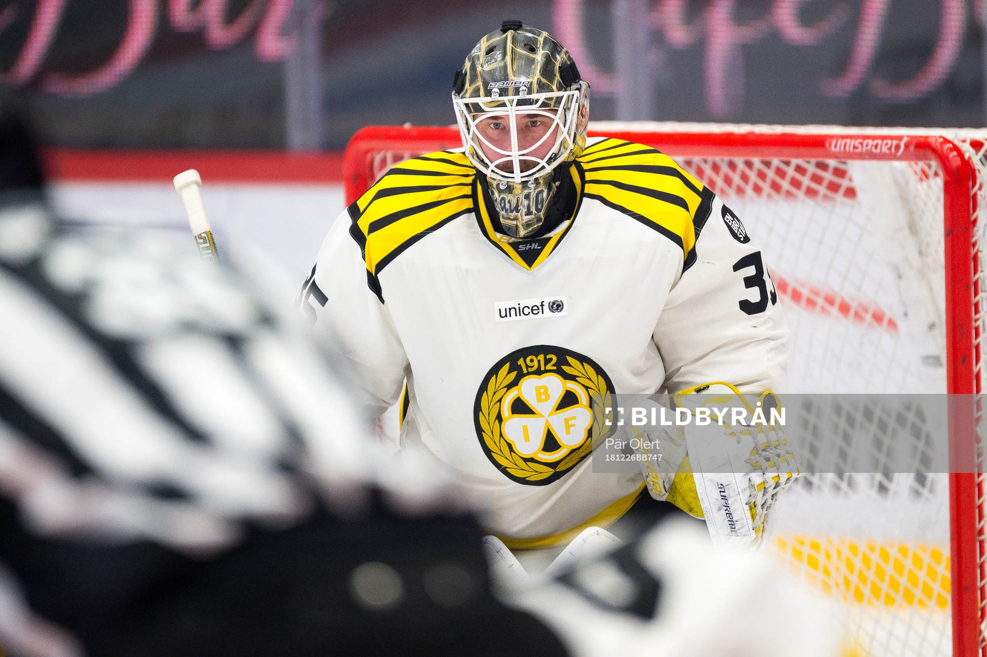 Brynäs målvakt David Rautio