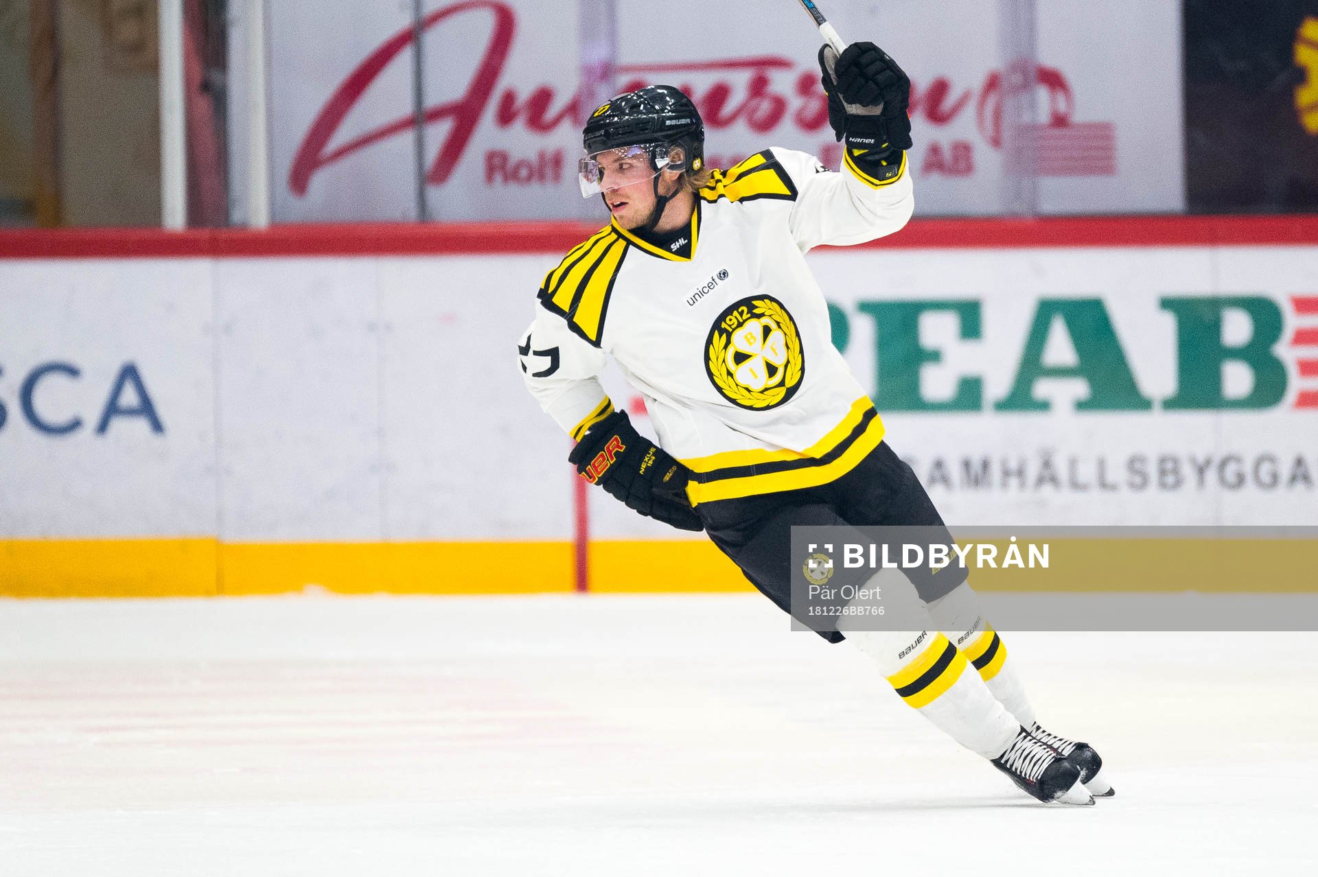 Brynäs Emil Forslund jublar