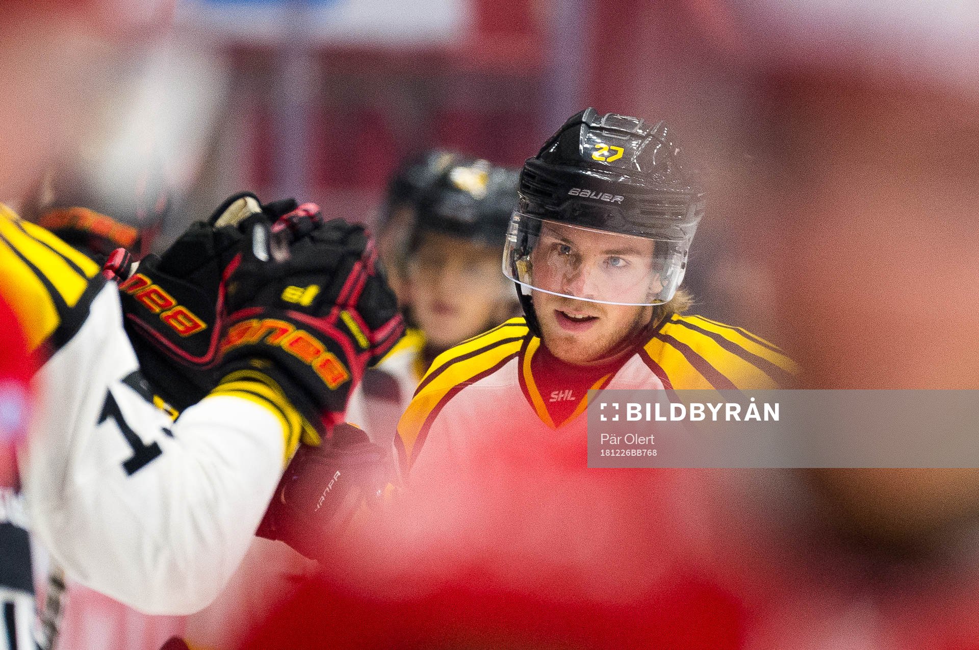 Brynäs Emil Forslund jublar