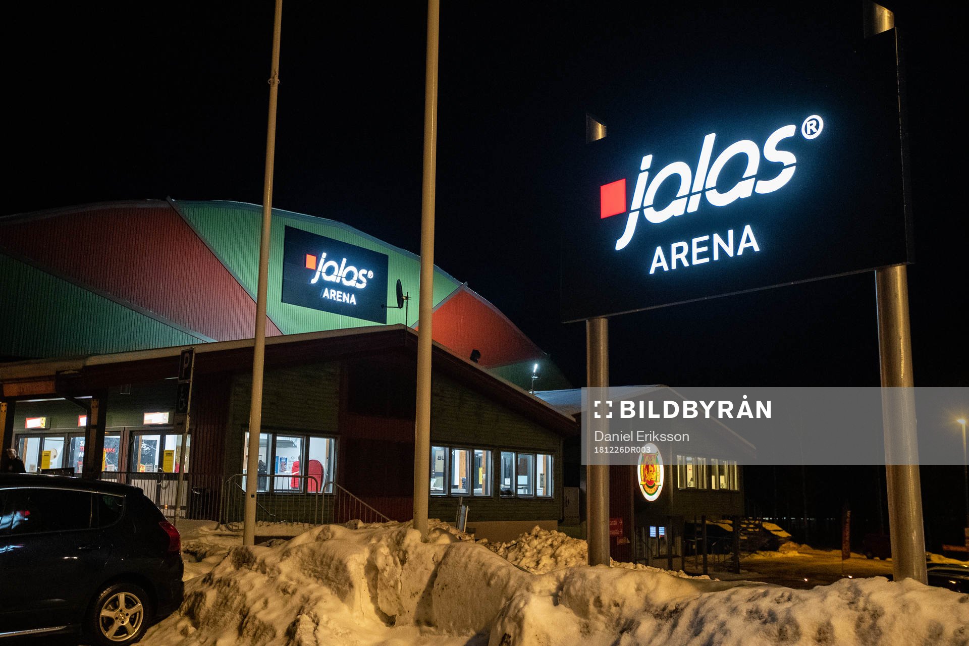 Jalas Arena innan ishockeymatchen i SHL mellan Mora och