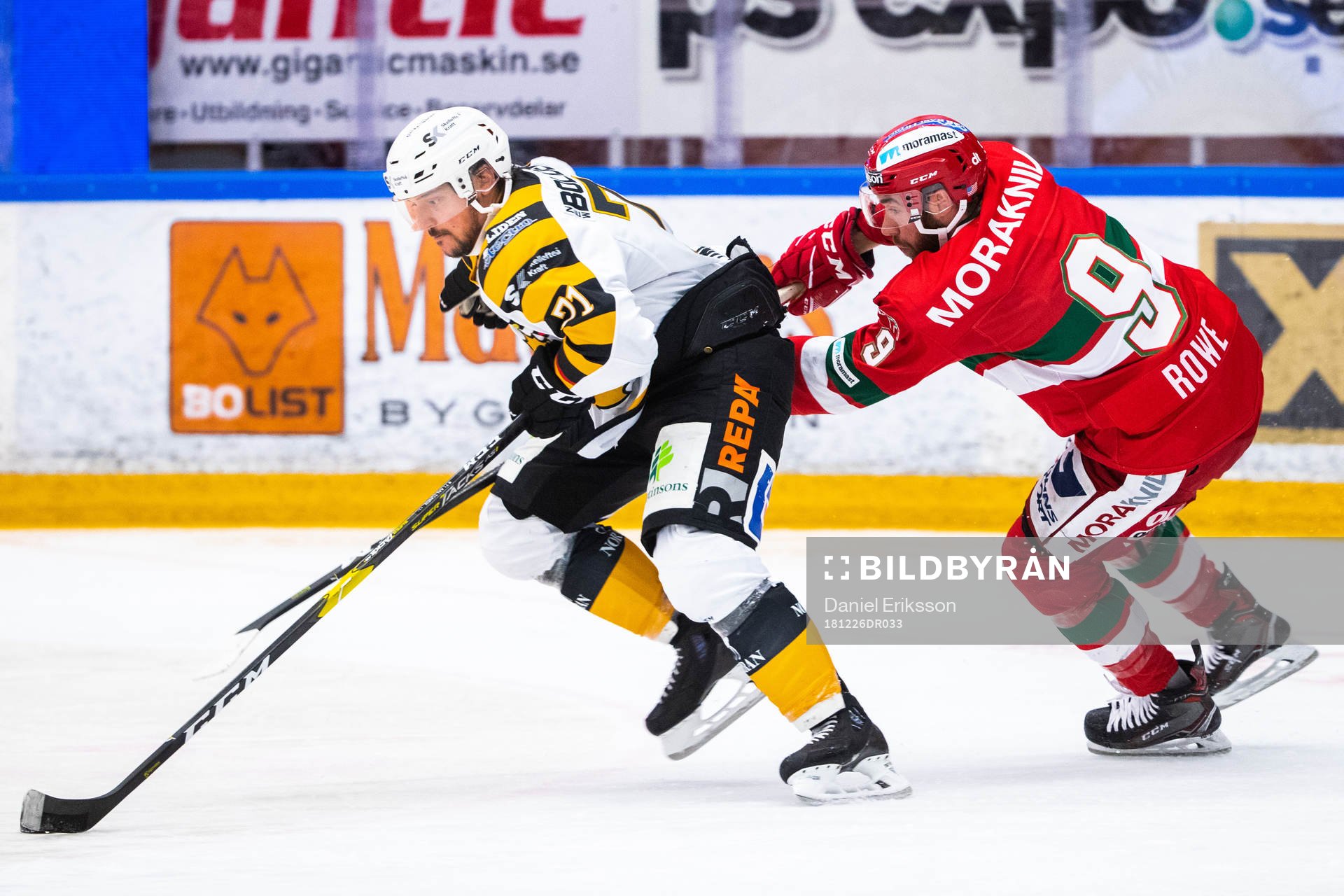 Skellefteås Juhamatti Aaltonen och Moras Andrew Rowe