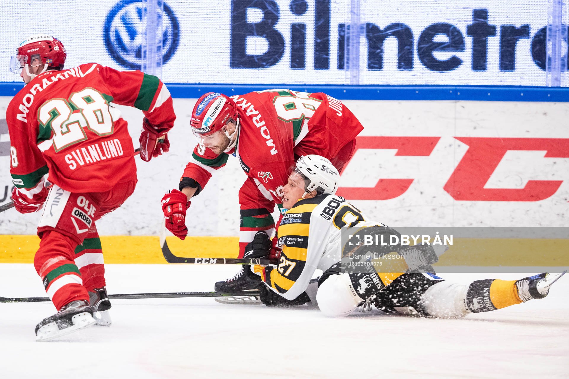 Moras Oskar Svanlund och Moras Ryan Johnston och