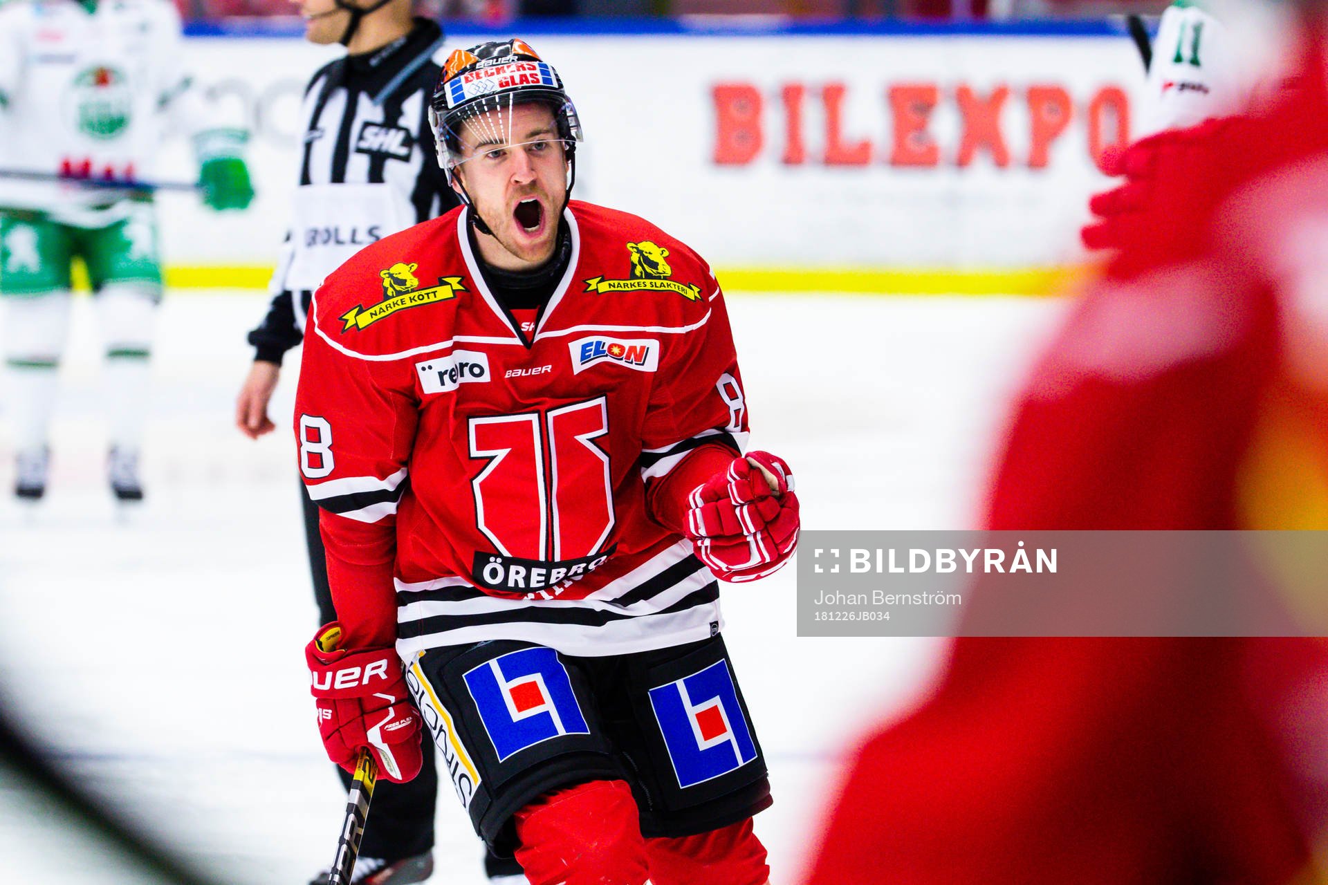 Örebros Tyson Spink jublar