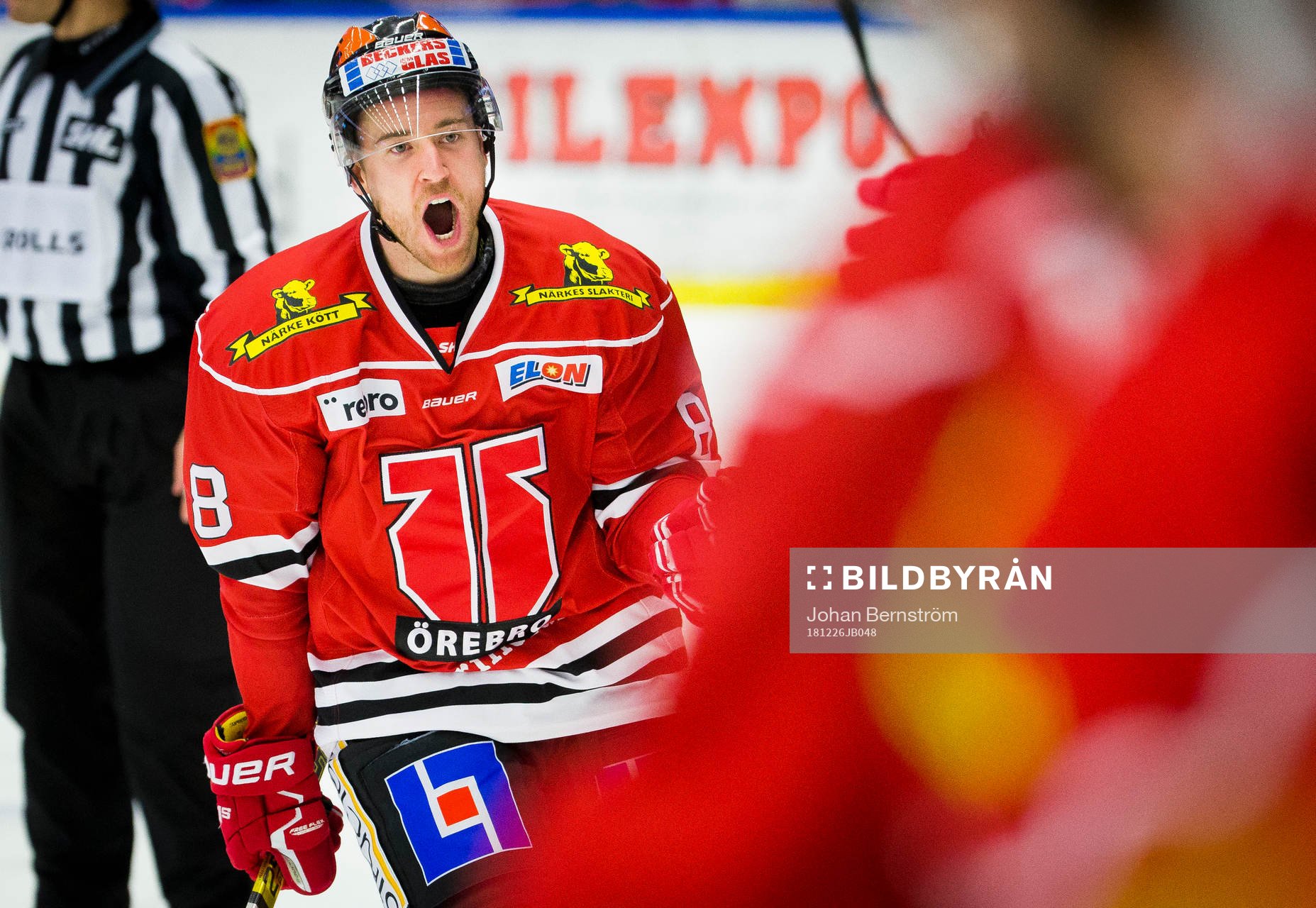 Örebros Tyson Spink jublar