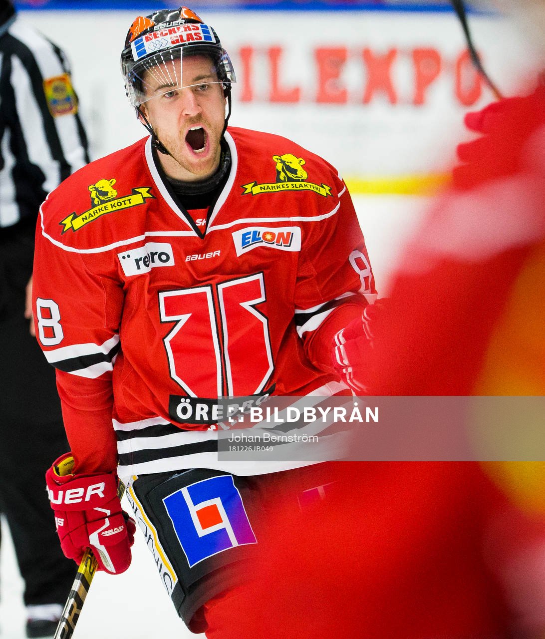 Örebros Tyson Spink jublar
