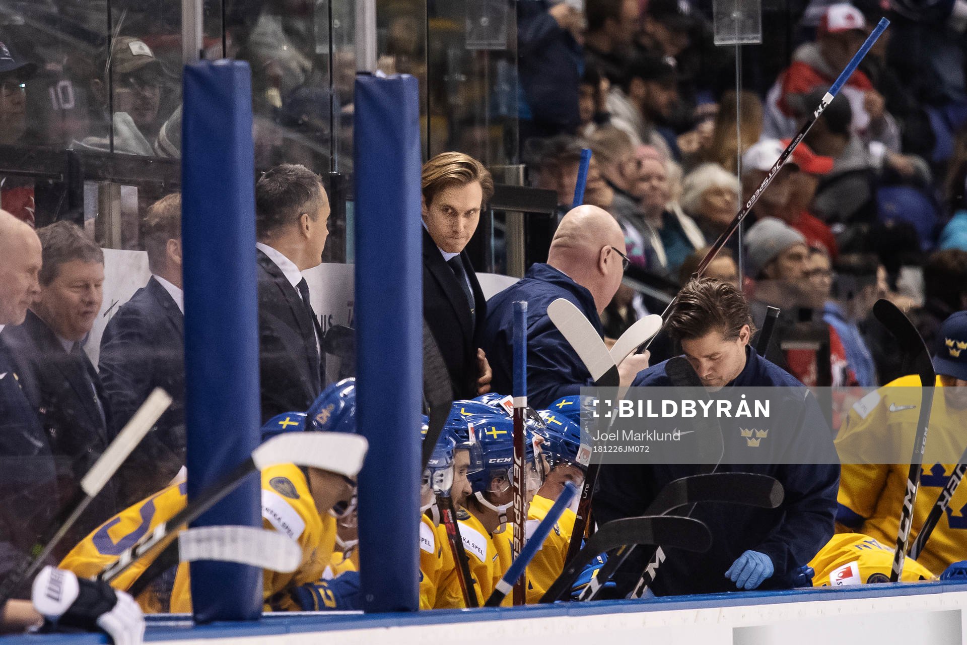 Assistant coach Joel Rönnmark of Sweden